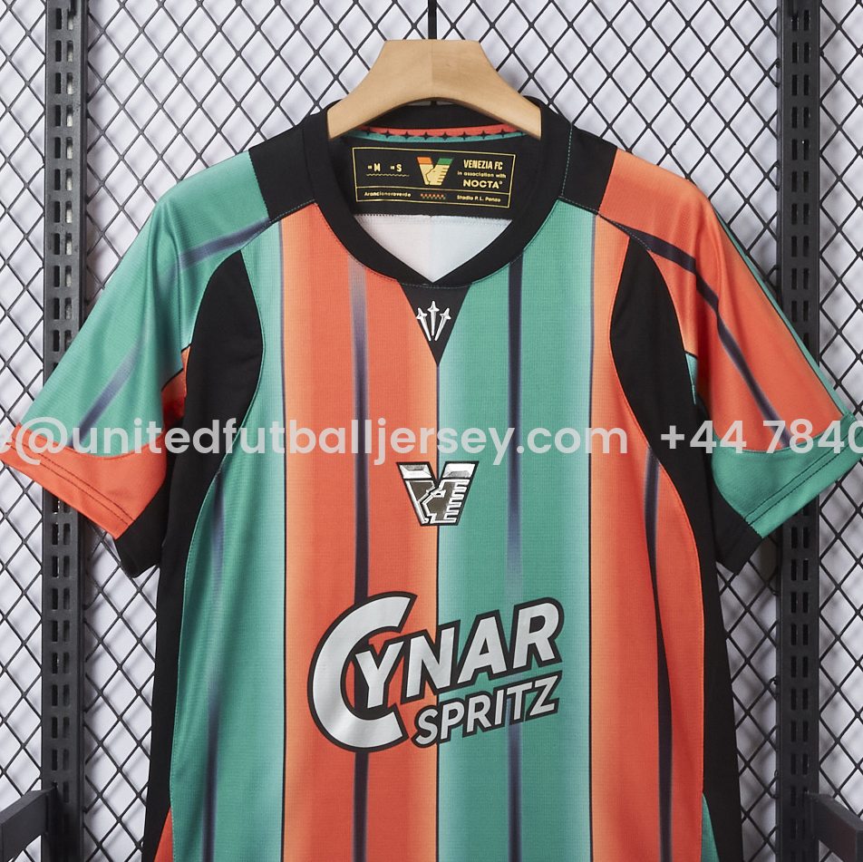 Venezia FC 25-26 Orange And Green Special Jersey - Fans Version - UnitedFutballJersey