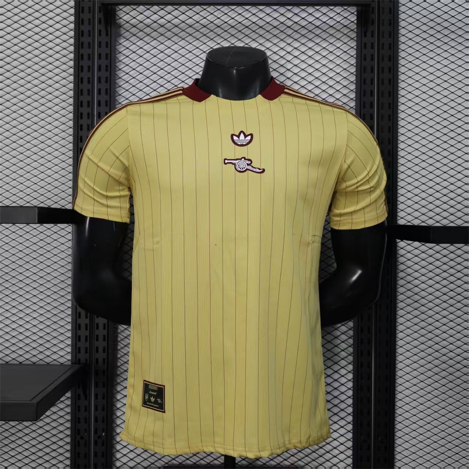 Arsenal 25-26 Trefoil Yellow Travel Jersey - Player Version - UnitedFutballJersey