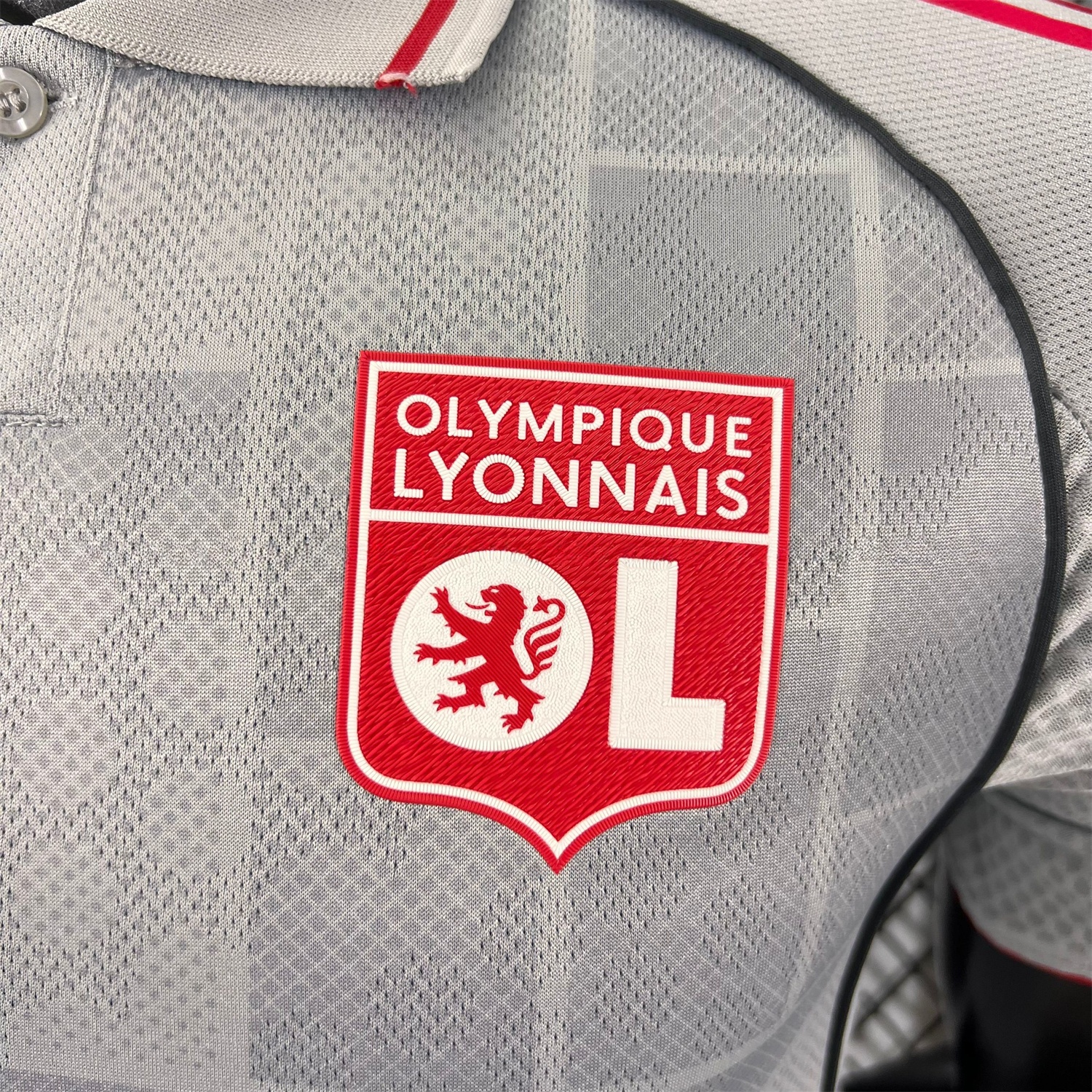 Olympique Lyonnais Lyon 25-26 Third Grey Jersey - Player Version - UnitedFutballJersey