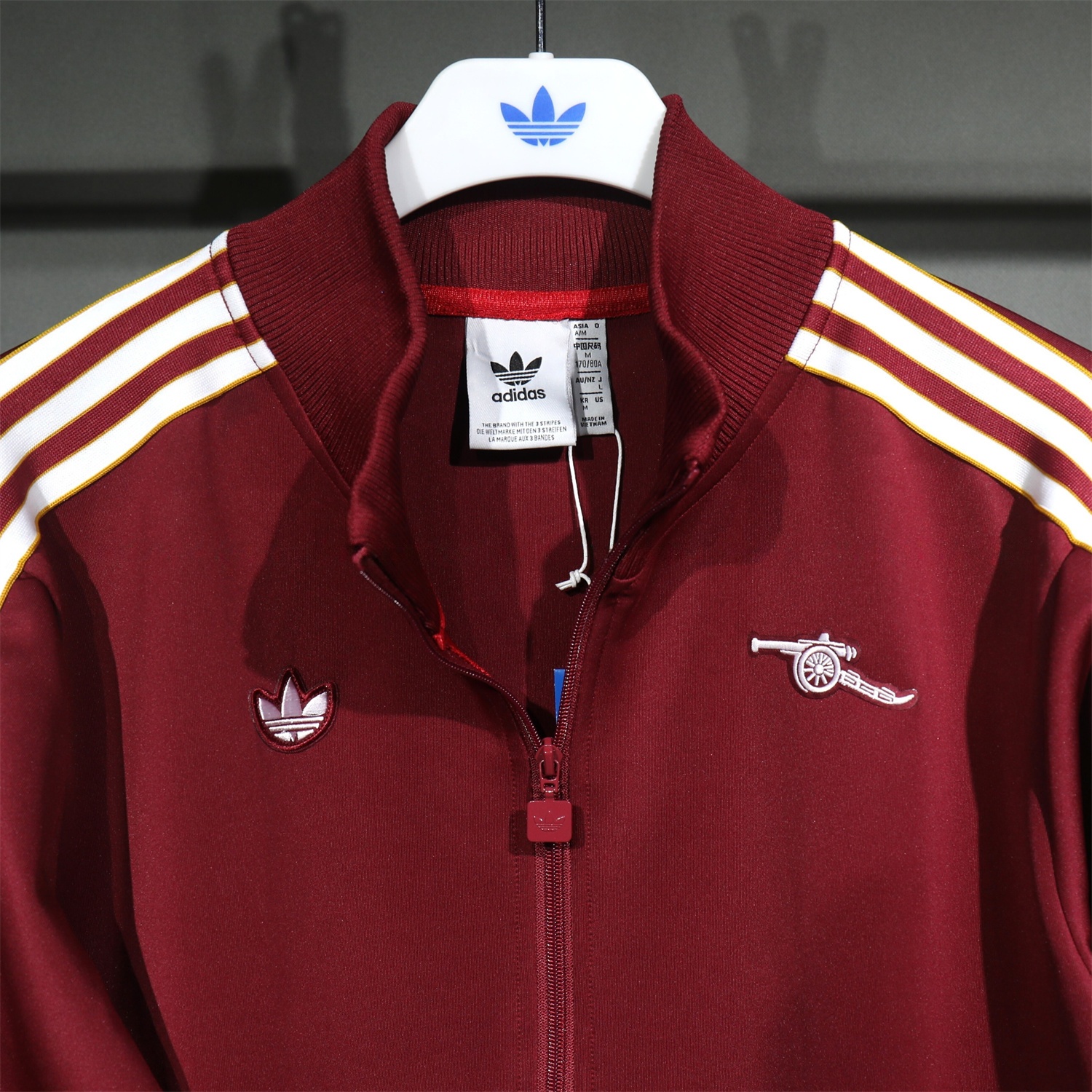 Arsenal 25-26 Jacket Training Tracksuit - Red Throwback Jackets & Red Pants - UnitedFutballJersey
