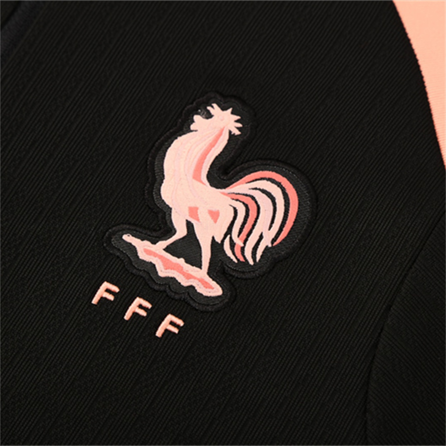France 25-26 Long Sleeve Training Set - Player Version - Black Top and Pants - UnitedFutballJersey