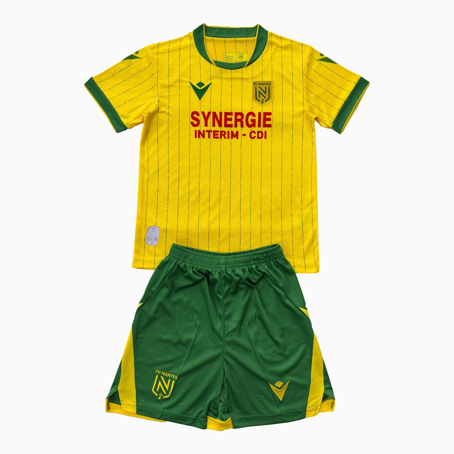 Nantes 25-26 Home Men's Adult Jersey Set - Fans Version - UnitedFutballJersey