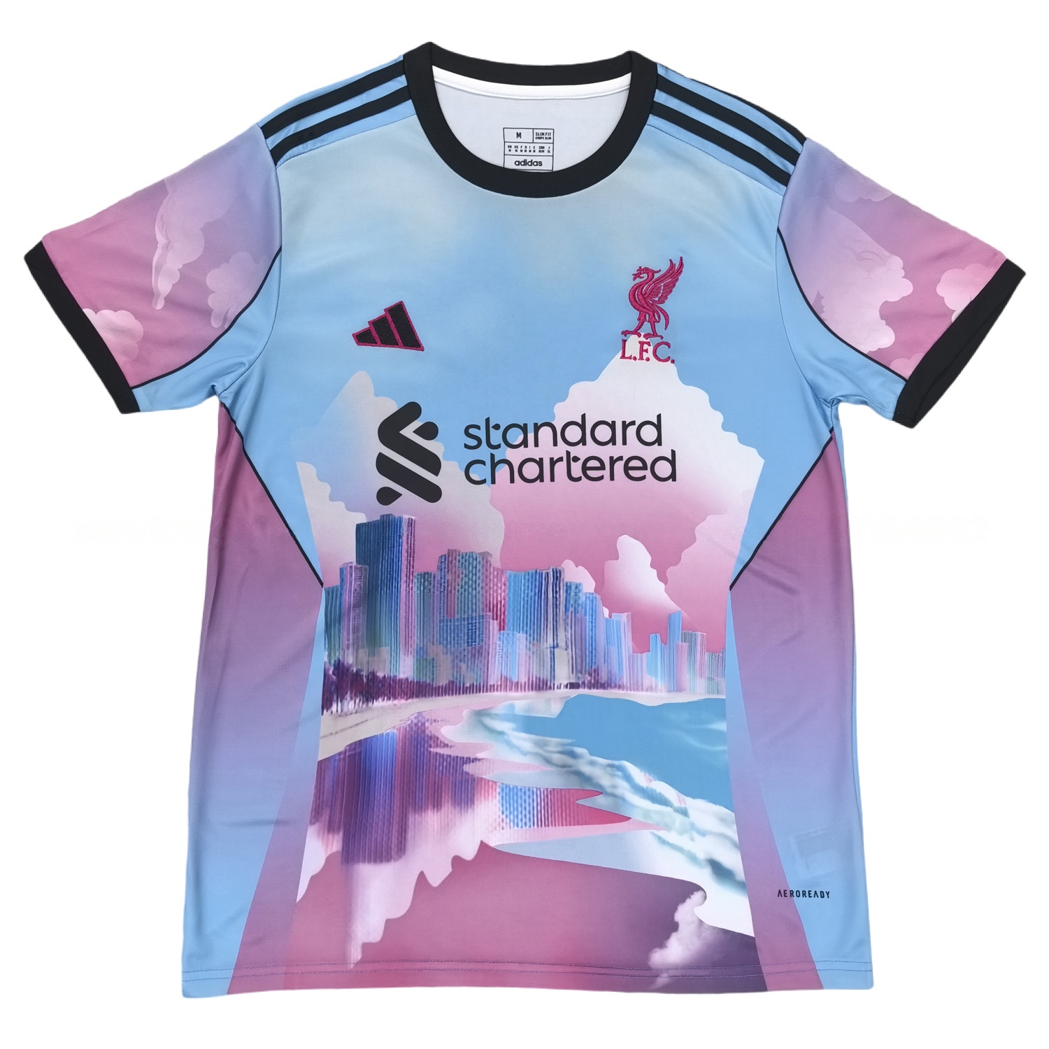Liver.pool 25-26 Pink And Blue City Special Jersey - Fans Version - UnitedFutballJersey