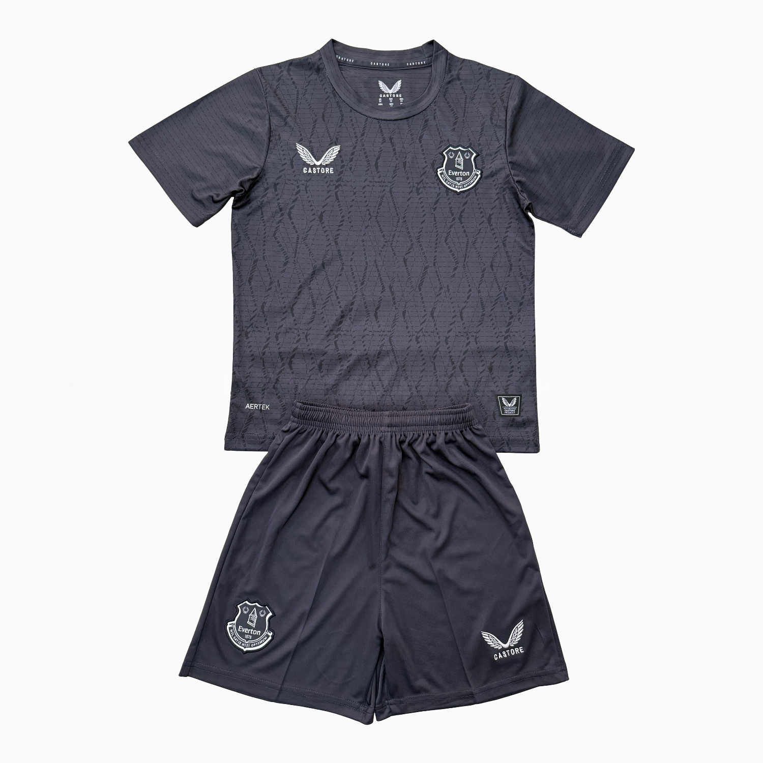 Everton 25-26 Gray Goalkeeper Kids Kit - UnitedFutballJersey