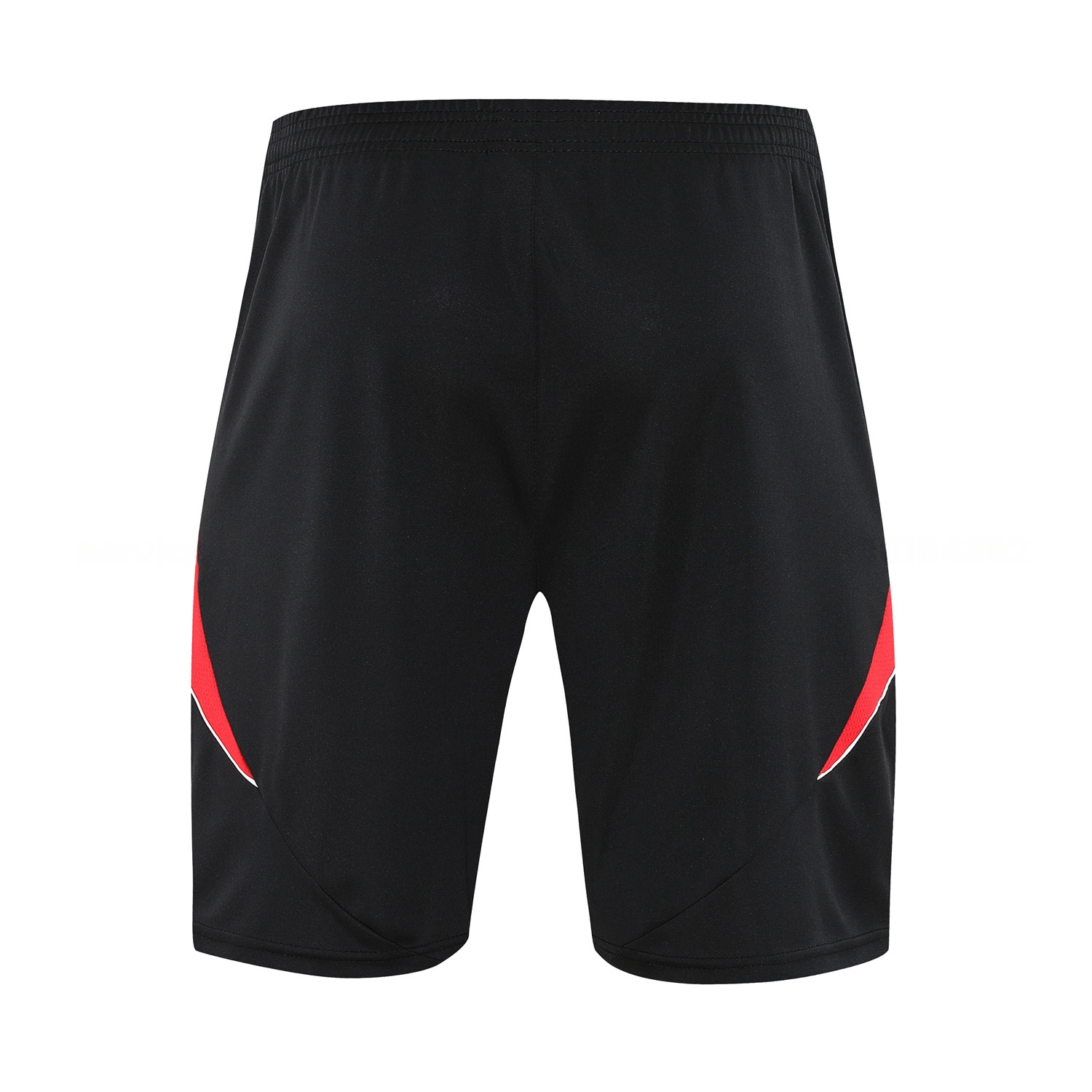 Manchester United 25-26 Vest Training Set - Red Edge White Vest & Black Shorts - UnitedFutballJersey
