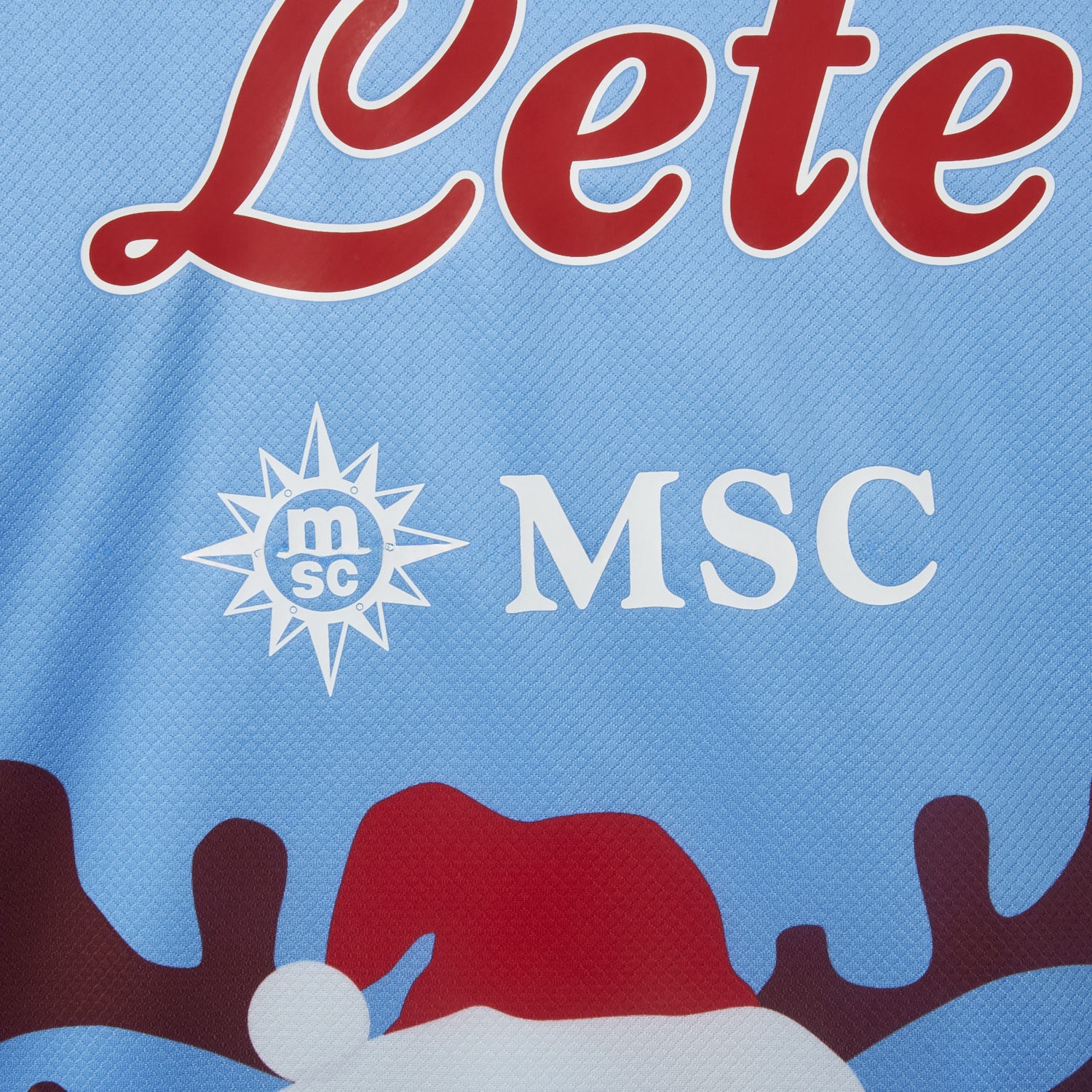 Napoli 25-26 Blue Christmas Elk Special Edition Jersey - Fans Version - UnitedFutballJersey