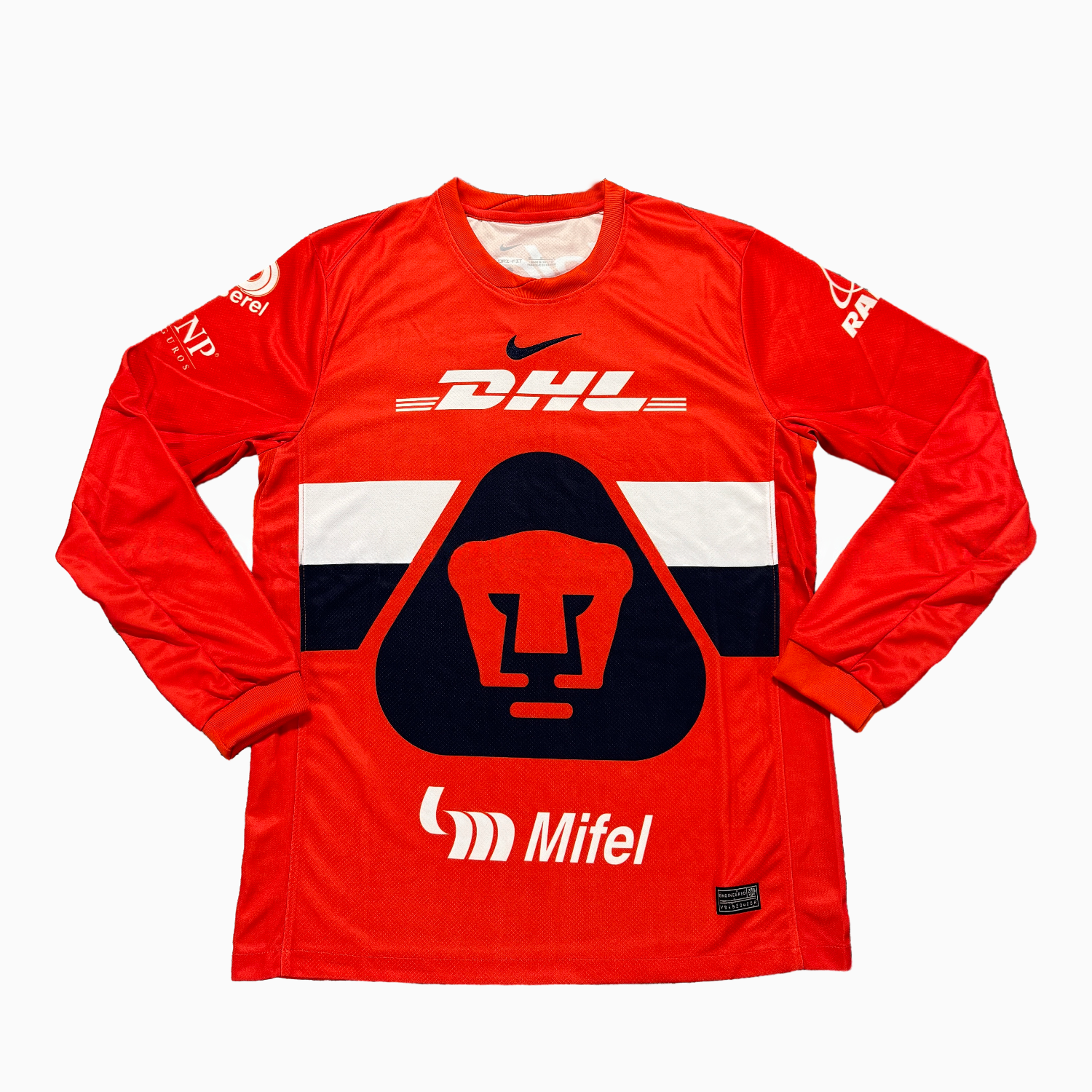 Pumas UNAM 25-26 Orange Goalkeeper Long Sleeves Jersey - Fans Version - UnitedFutballJersey