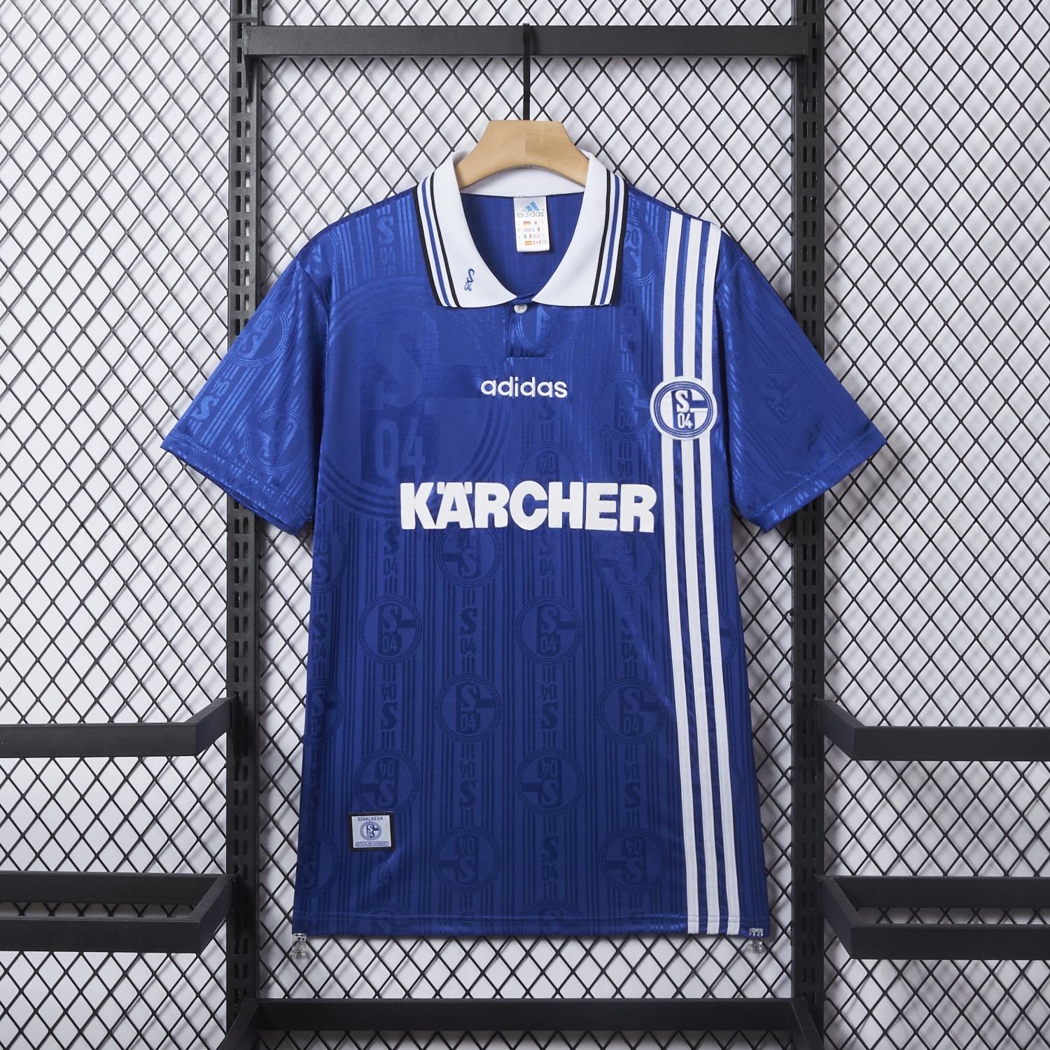 Retro Schalke 04 1996-97 Home Jersey - UnitedFutballJersey