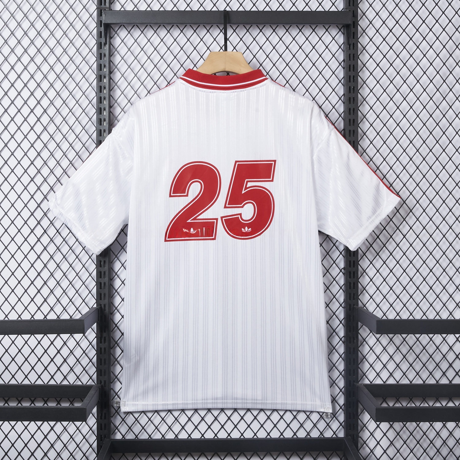 Bohemian 25-26 Oasis Originals Tour White And Red Jersey With Number 25 - Fans Version - UnitedFutballJersey