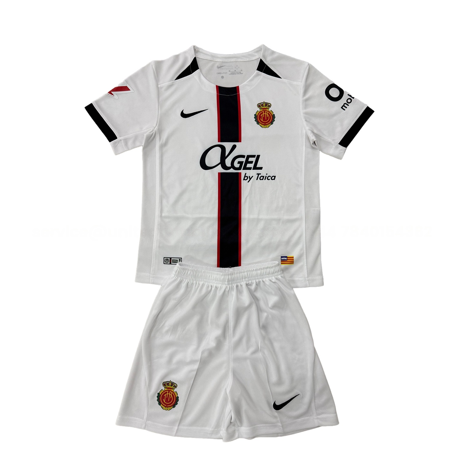 Mallorca 25-26 Away White Men's Adult Jersey Set - Fans Version - UnitedFutballJersey
