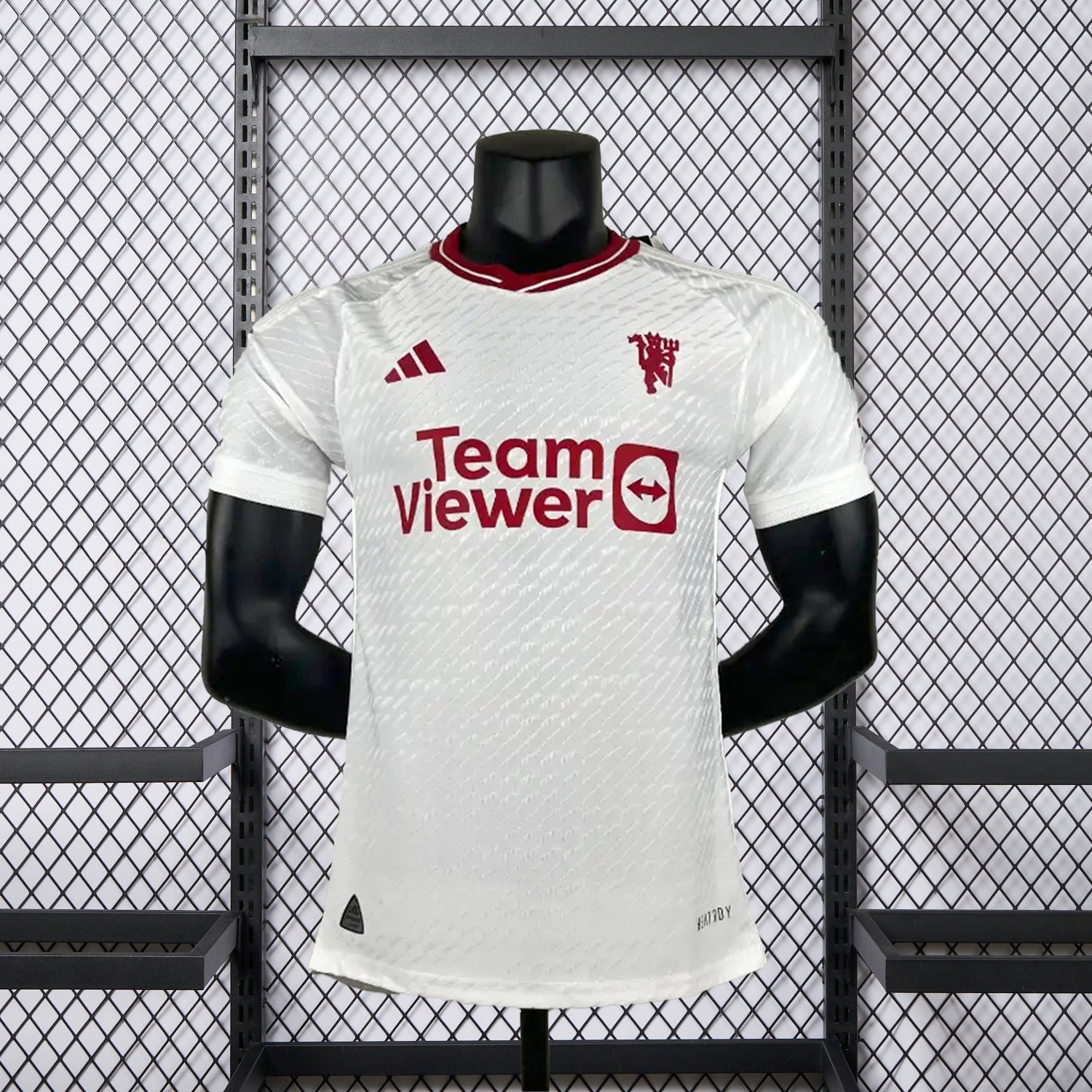Retro Manchester United 2023-24 Away White Jersey - Player Version - UnitedFutballJersey