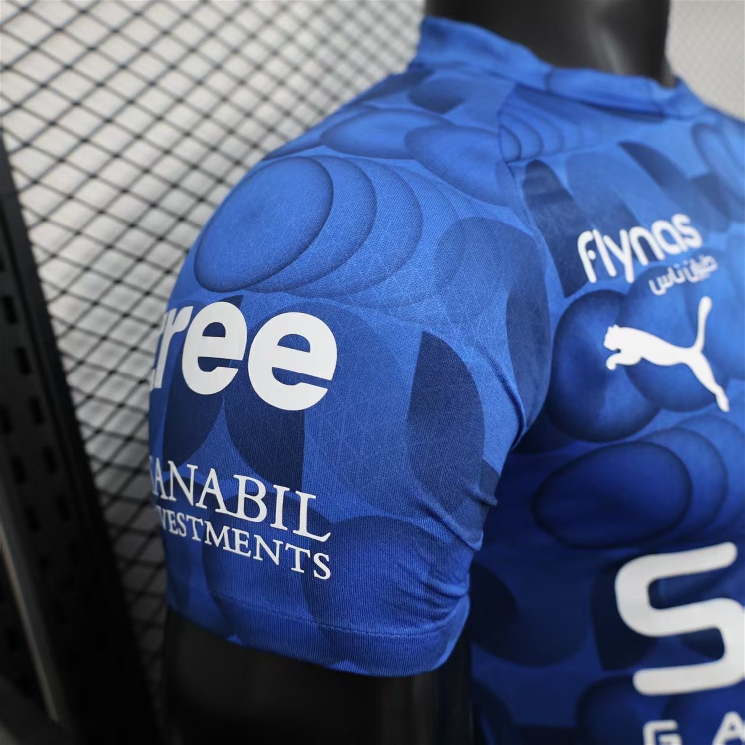 Al Hilal Riyadh Crescent 25-26 Pre-Match Training Blue Jersey - Player Version - UnitedFutballJersey