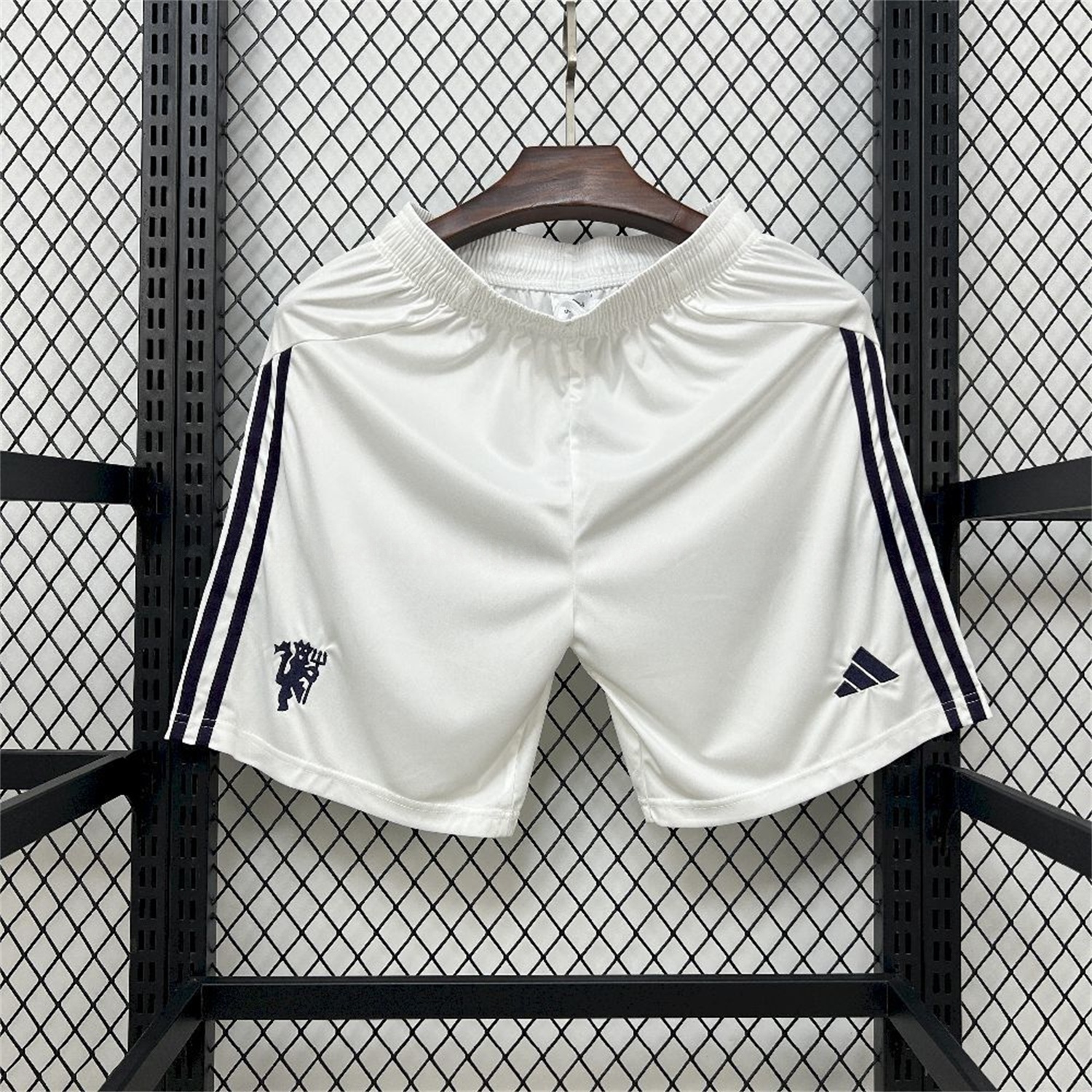 Manchester United 25-26 Away White Shorts - Fans Version - UnitedFutballJersey