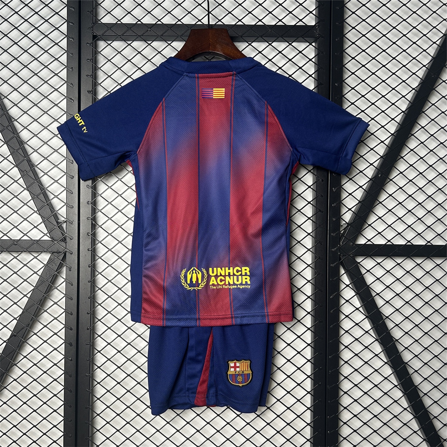 Barcelona 25-26 Ed Sheeran Home Special Kids Kit - Fans Version - UnitedFutballJersey