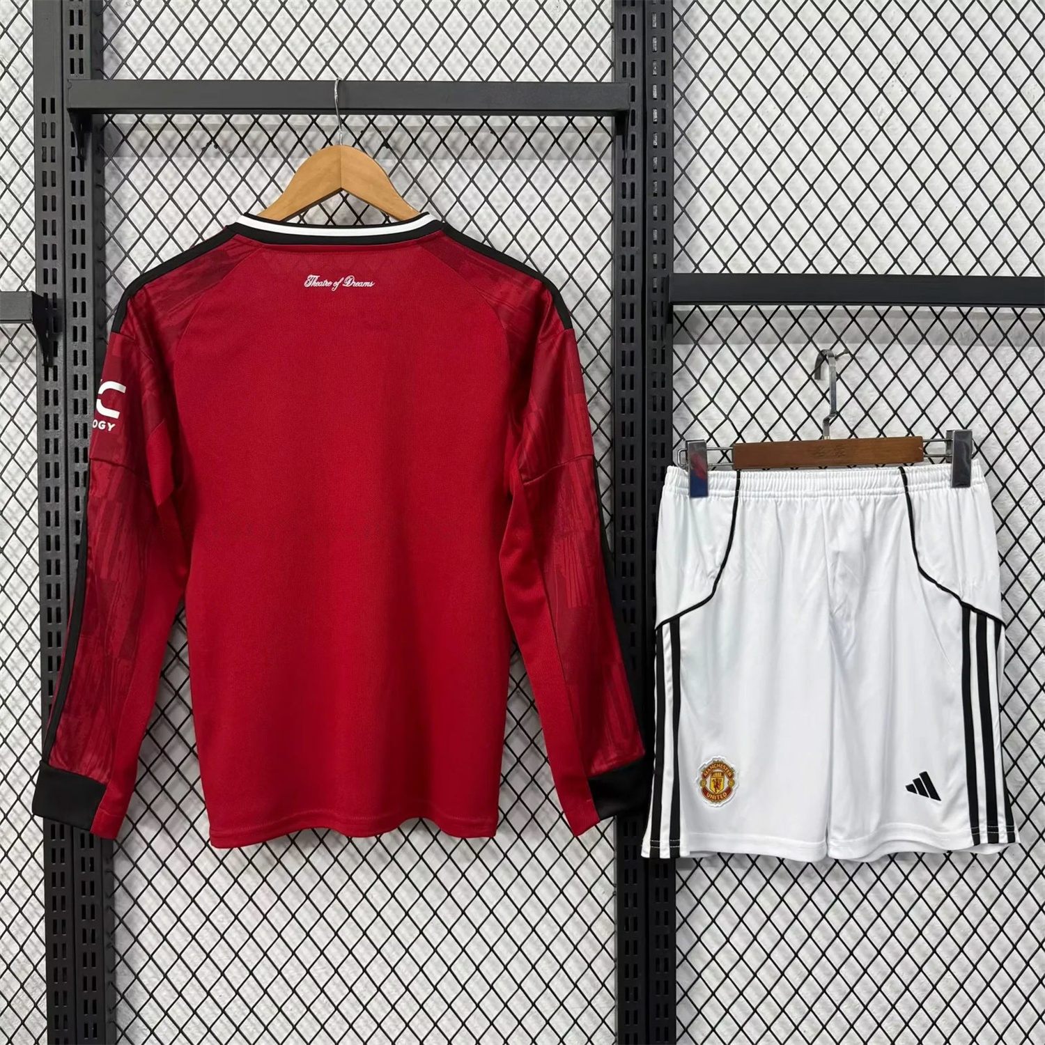Manchester United 25-26 Home Long Sleeves Kids Kit - UnitedFutballJersey