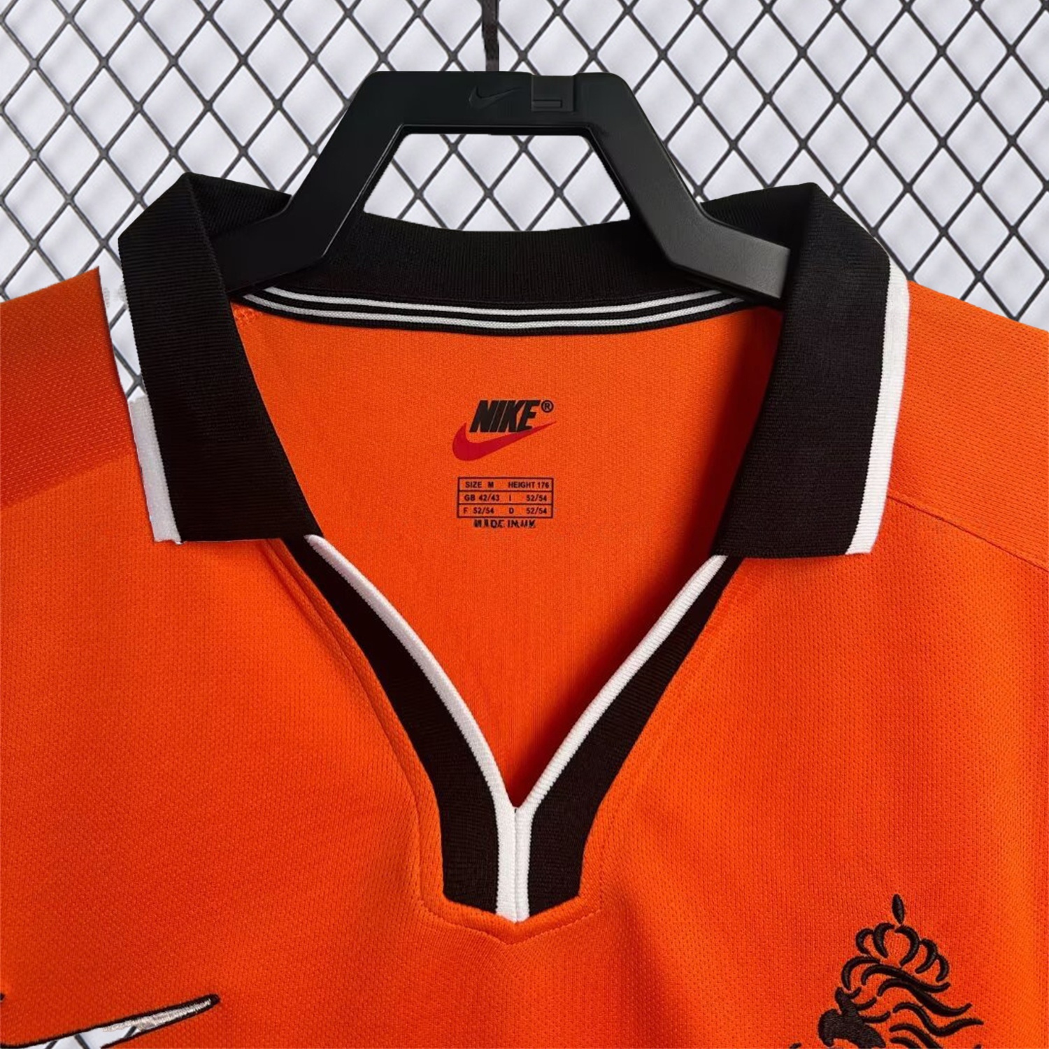 Retro Netherlands 1998 Home Long Sleeves Jersey - UnitedFutballJersey