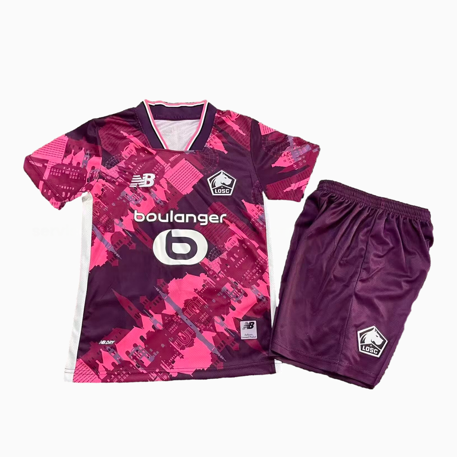 Lille 25-26 Fourth Kids Kit - UnitedFutballJersey