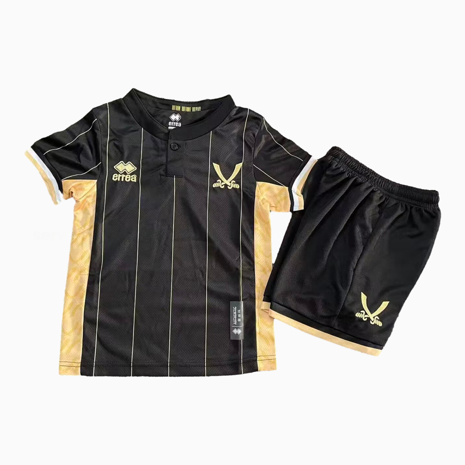 Sheffield United 25-26 Black Goalkeeper Kids Kit - UnitedFutballJersey