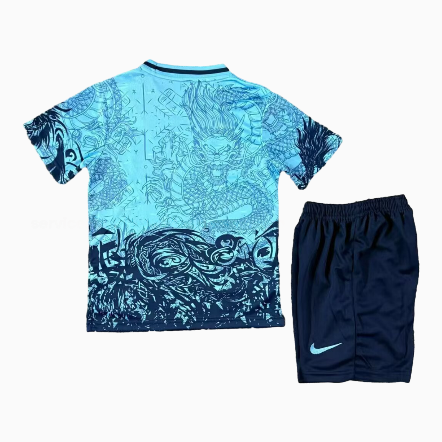 Barcelona 25-26 Blue Dragon Special Kids Kit - UnitedFutballJersey