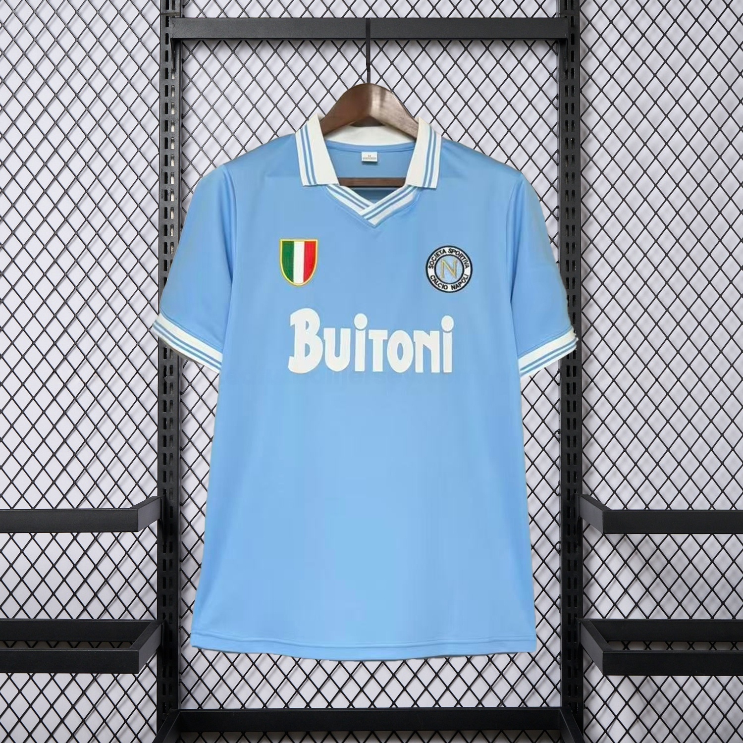 Retro Napoli 1987-88 Home 2 Blue Jersey - UnitedFutballJersey