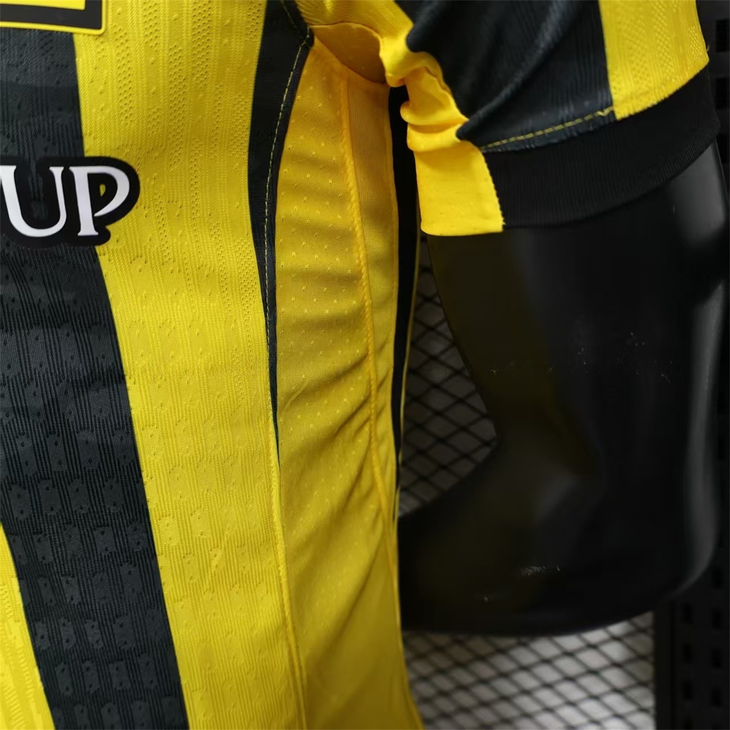 Al Ittihad Jeddah United 25-26 Home Yellow New Sponsors Jersey - Player Version - UnitedFutballJersey
