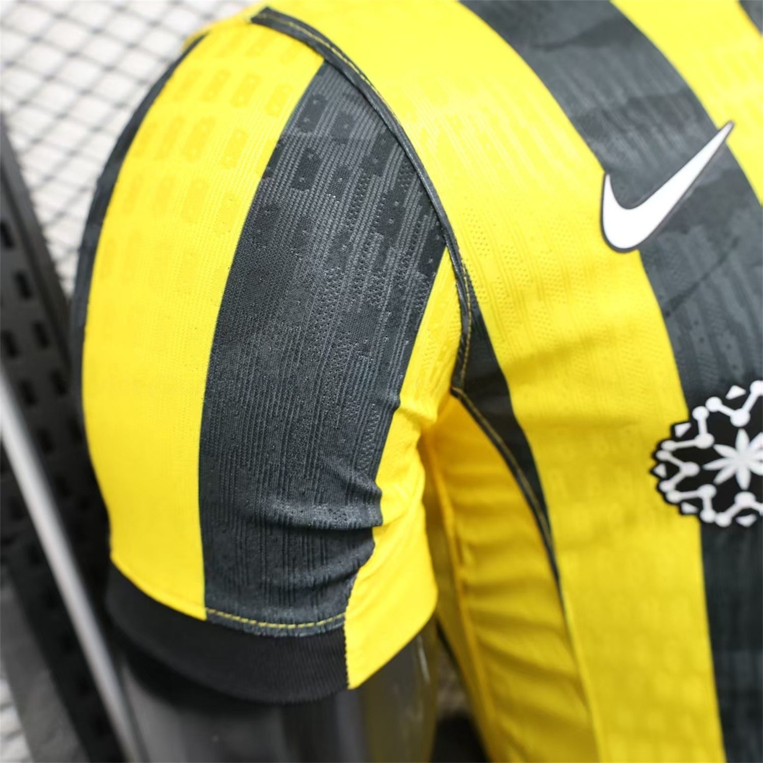 Al Ittihad Jeddah United 25-26 Home Yellow New Sponsors Jersey - Player Version - UnitedFutballJersey