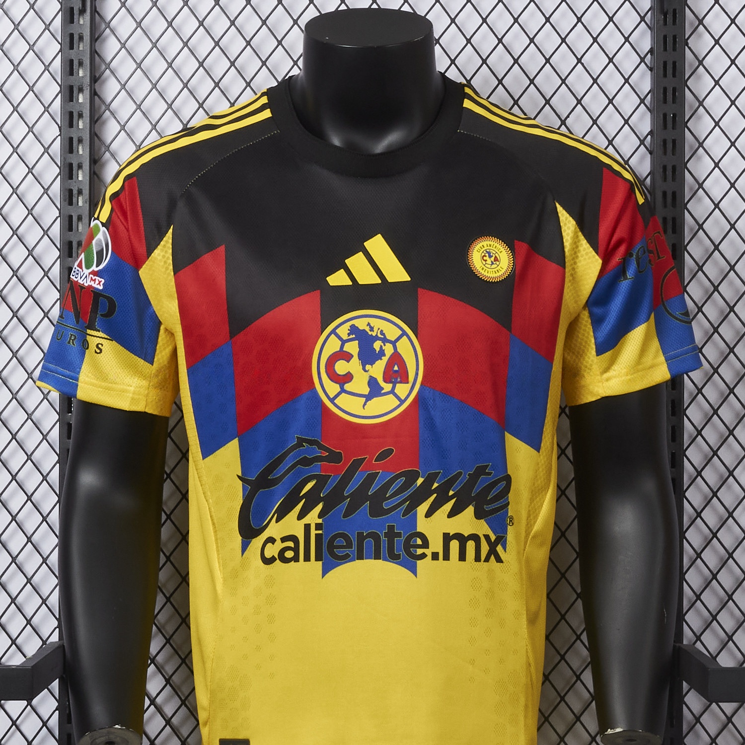 【Three-color Font】Club América 25-26 Home Yellow Jersey - Player Version - UnitedFutballJersey