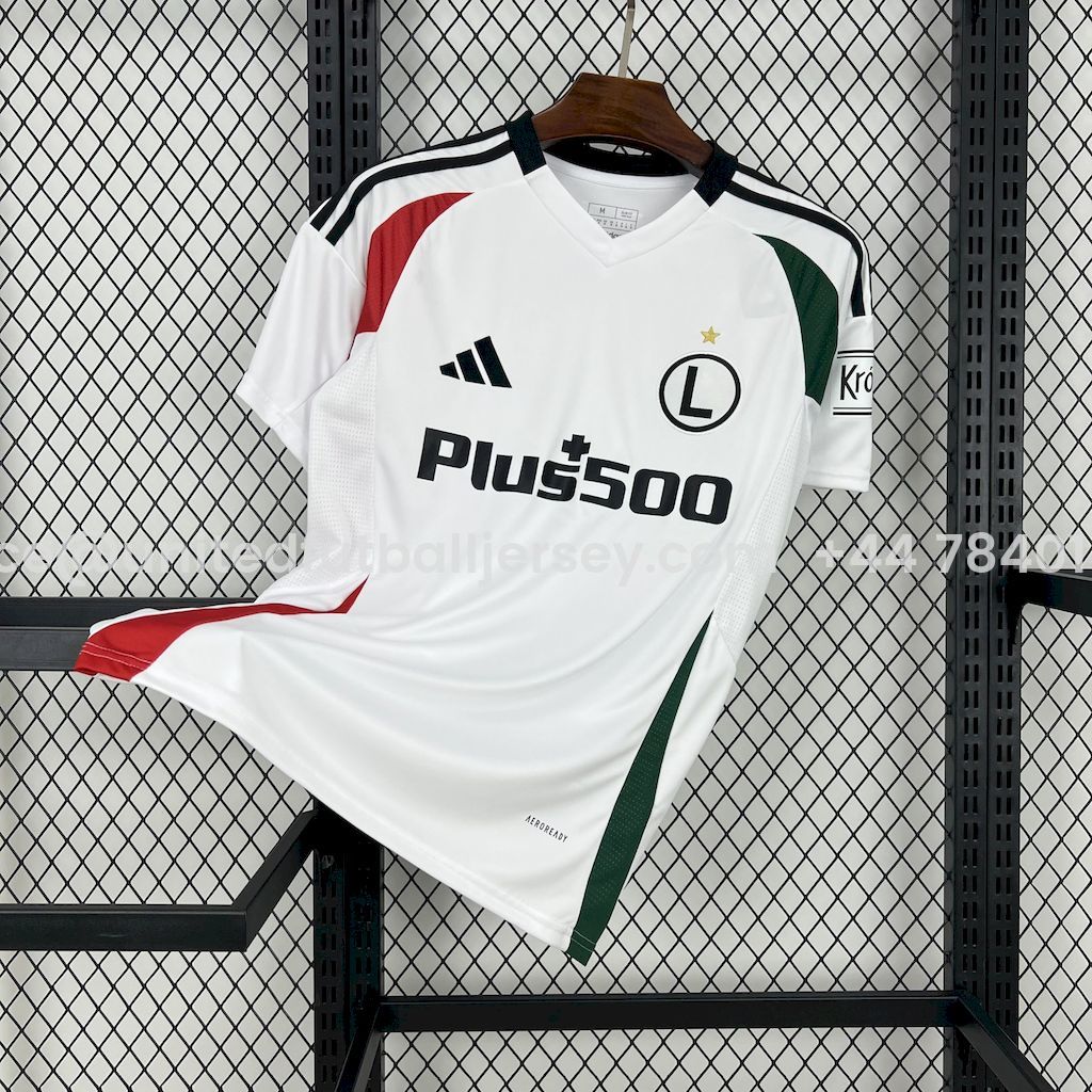 Legia Warszawa 25-26 Home White Jersey - Fans Version - UnitedFutballJersey
