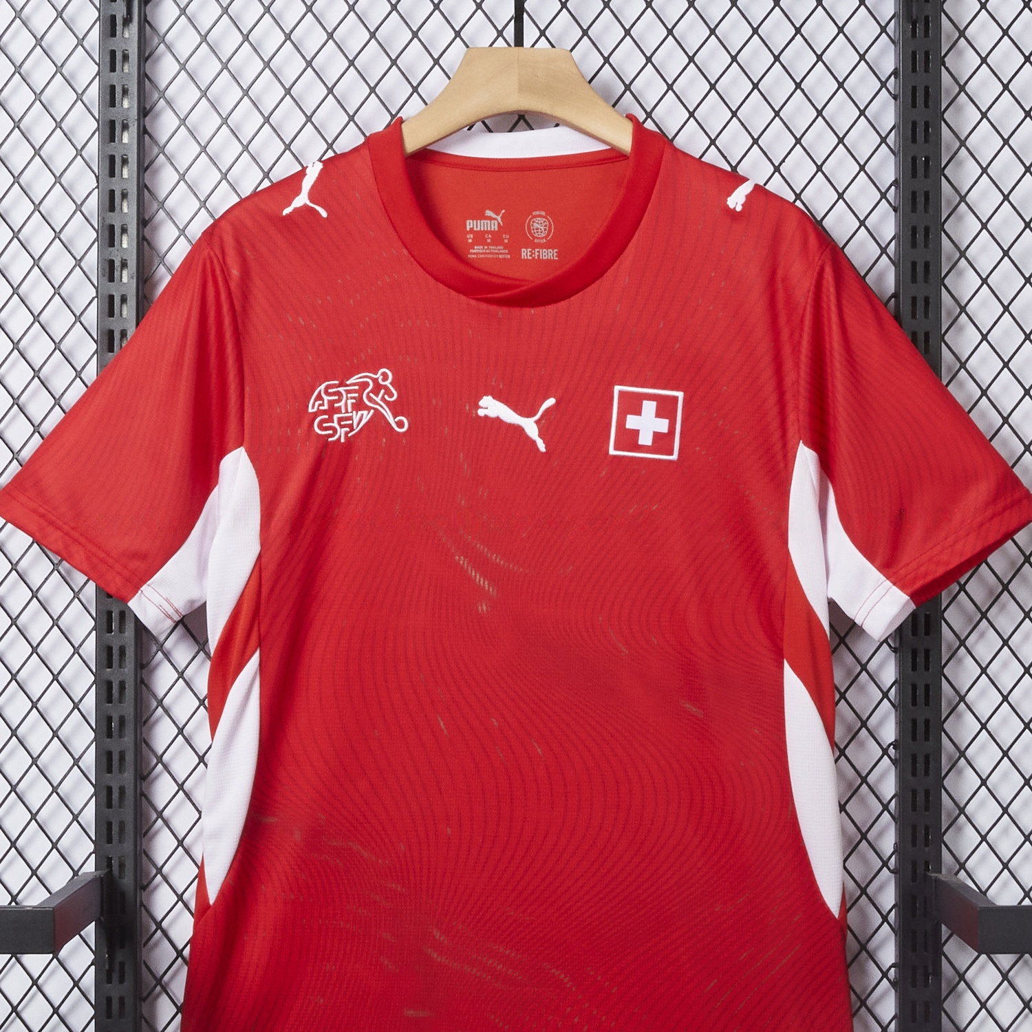 Switzerland 25-26 Home (Informal-release Version) Red Jersey - Fans Version - UnitedFutballJersey