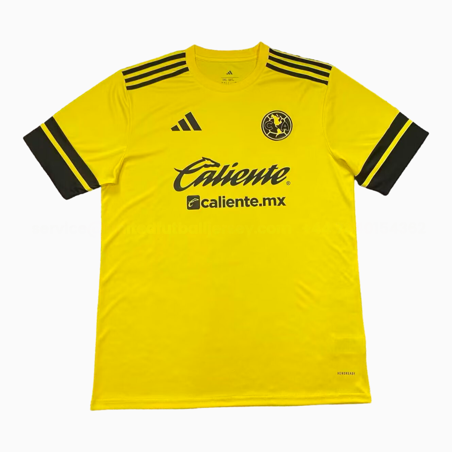 Club América 25-26 Pre-Match Training Yellow Jersey - Fans Version - UnitedFutballJersey