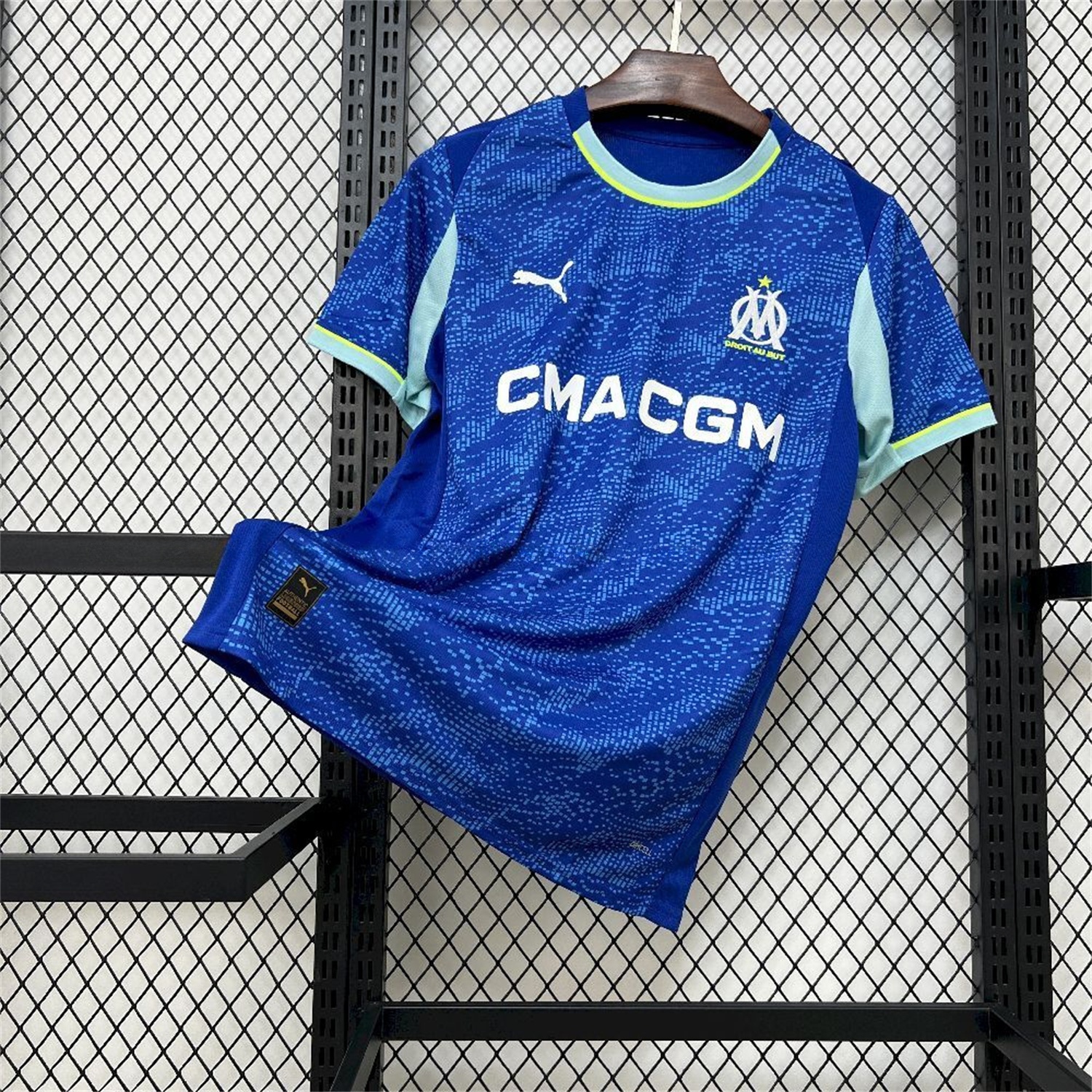 Marseille 25-26 Third Blue Jersey - Fans Version - UnitedFutballJersey