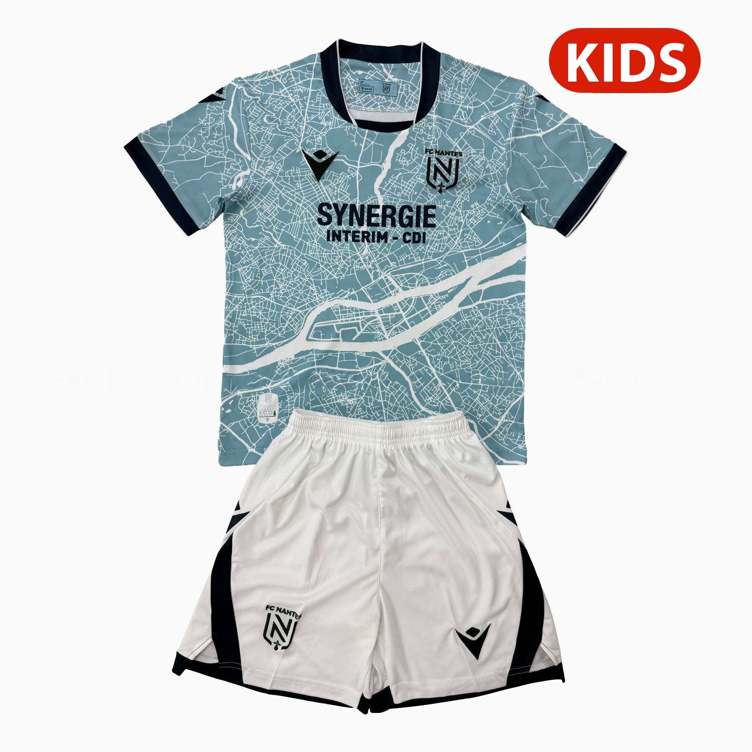 Nantes 25-26 Away Kids Kit - UnitedFutballJersey