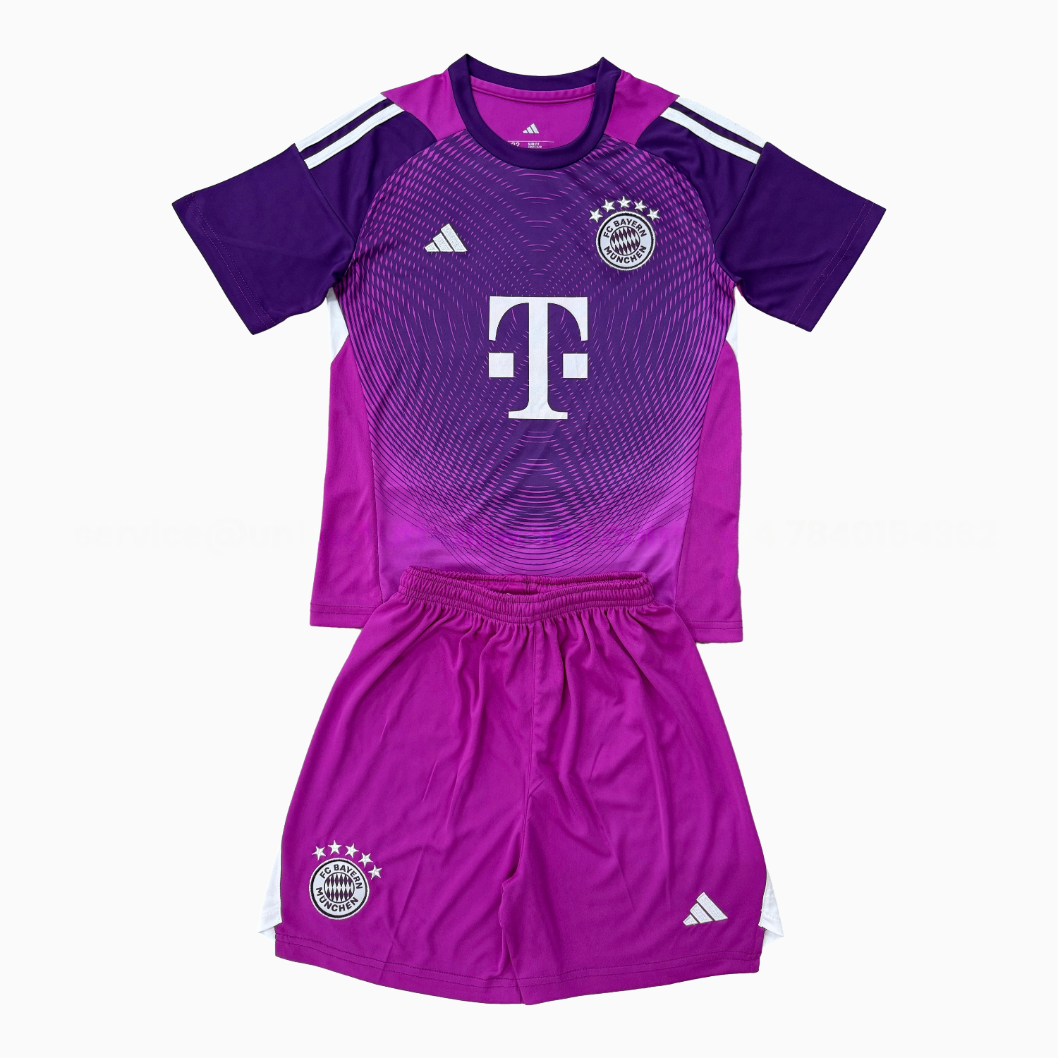Bayern Munich 25-26 Pueple Goalkeeper Kids Kit - UnitedFutballJersey