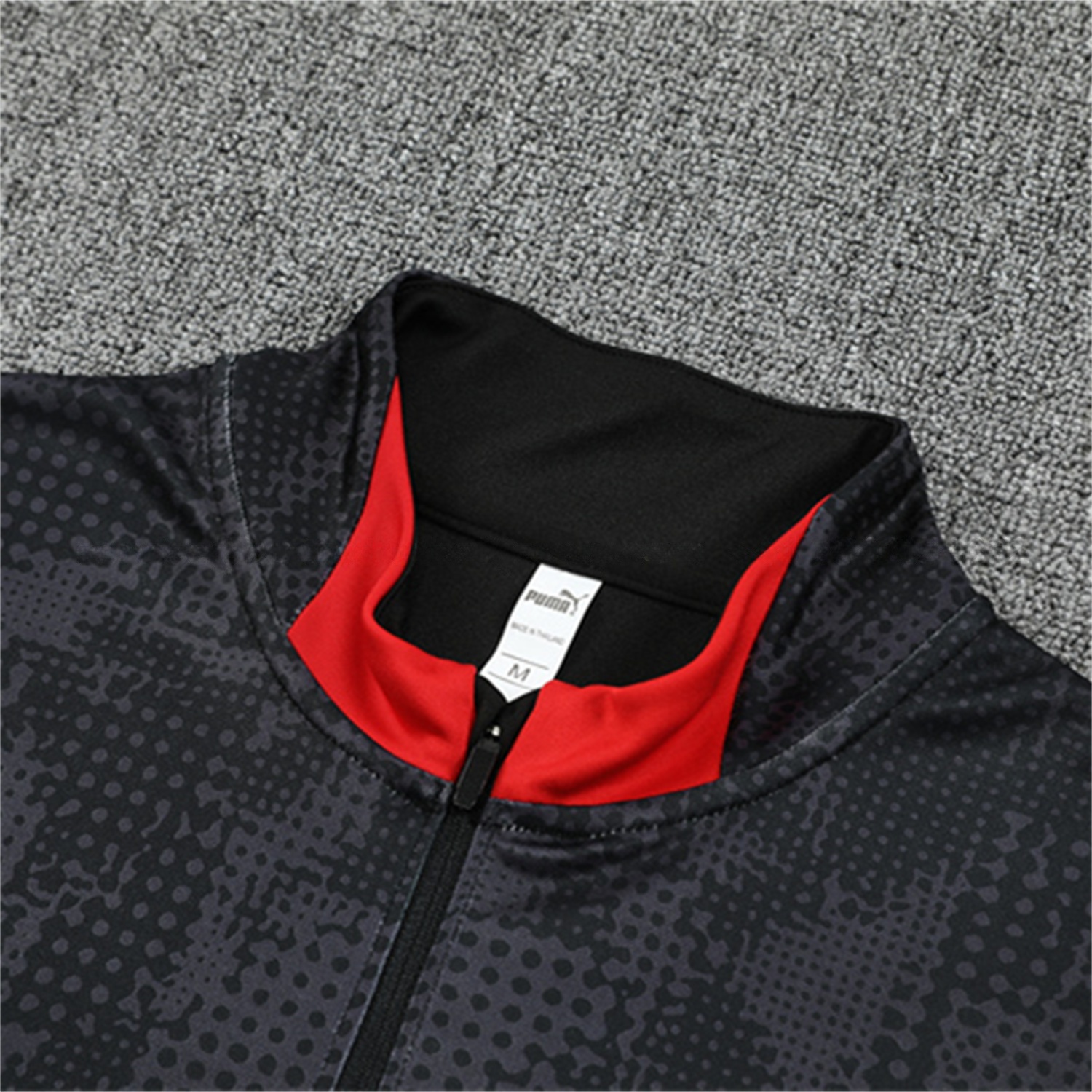 AC Milan 25-26 Kids Long Sleeve Training Set - Black Top & Black Pants - UnitedFutballJersey
