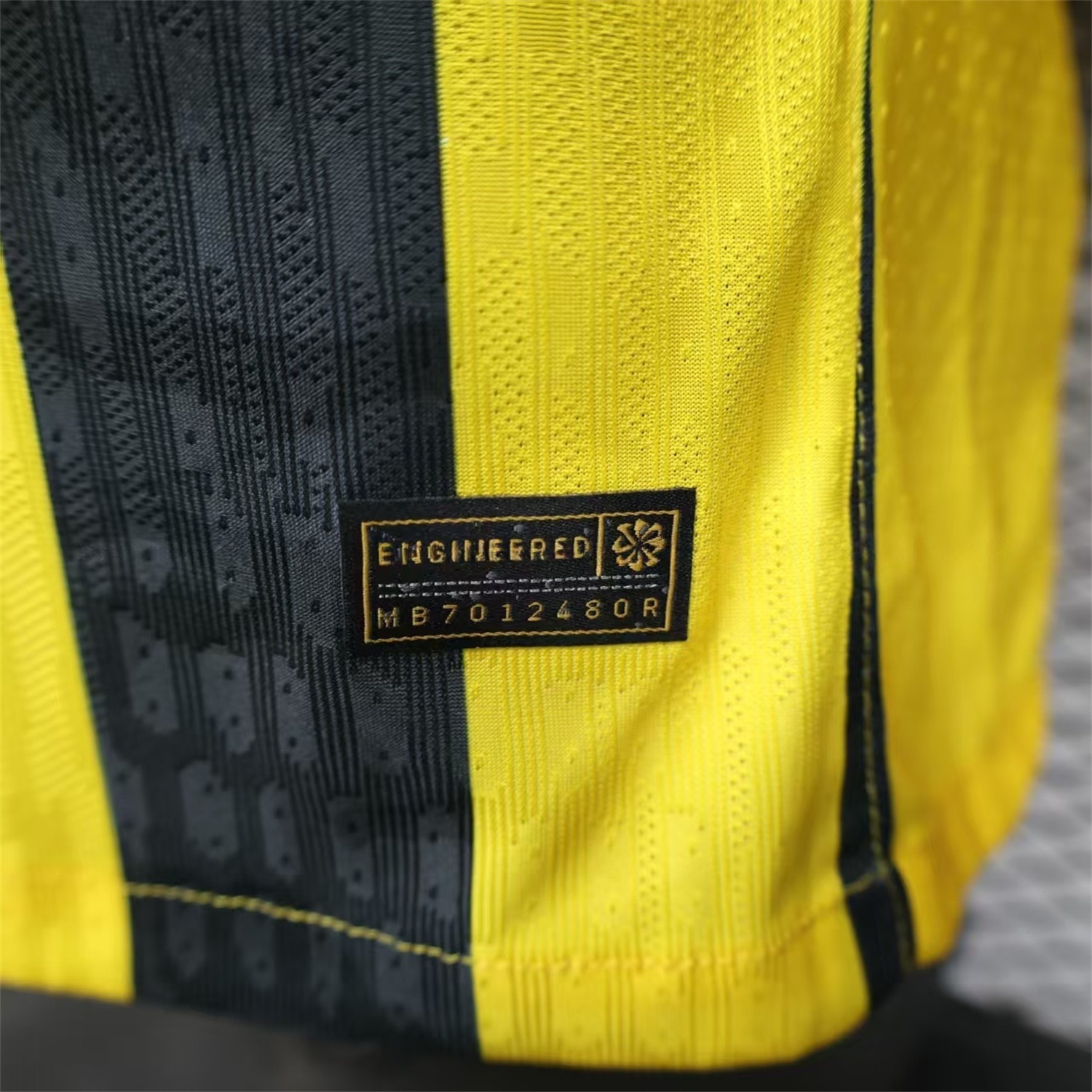 Al Ittihad Jeddah United 25-26 Home Yellow New Sponsors Jersey - Player Version - UnitedFutballJersey