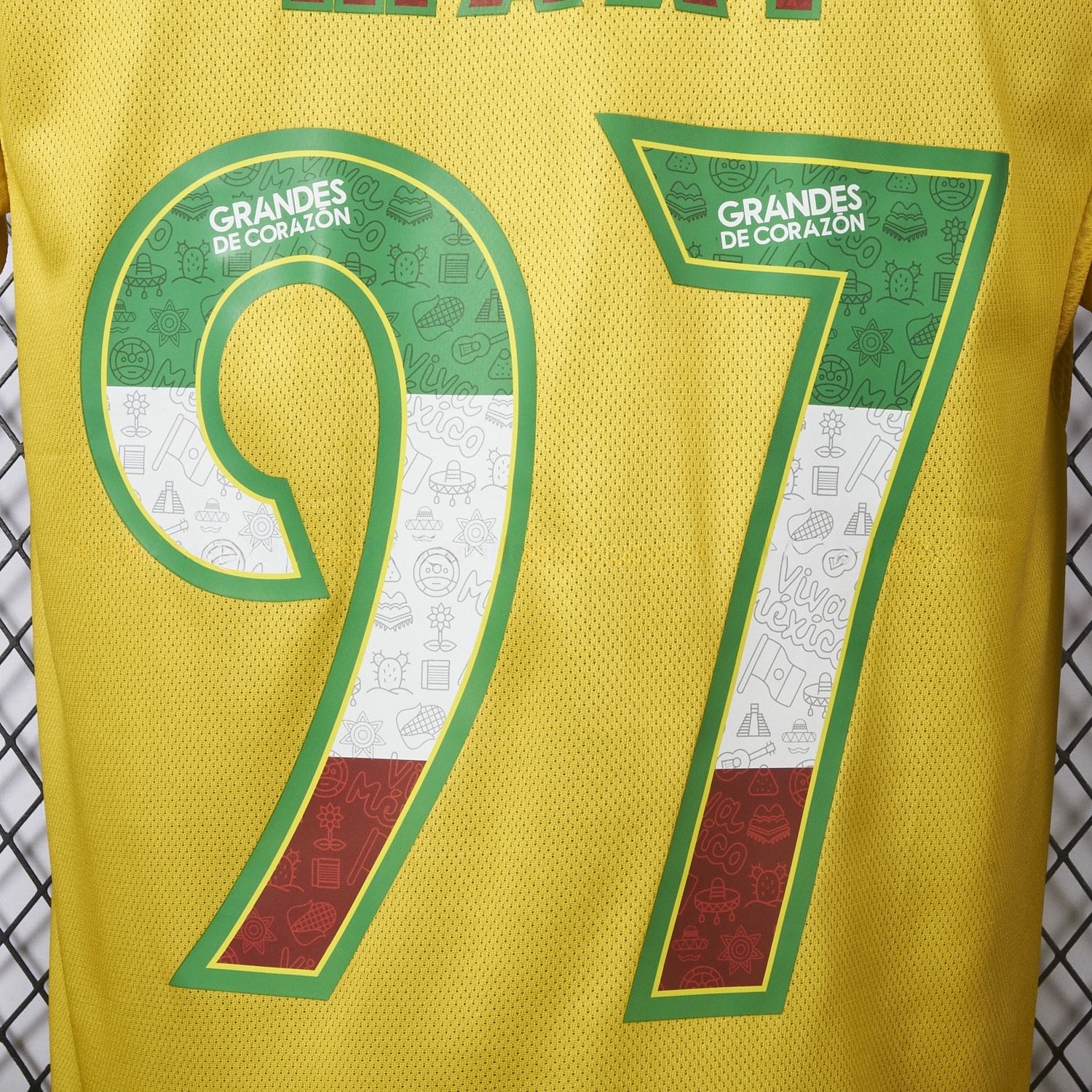 【Three-color Font】Club América 25-26 Home Yellow Jersey - Player Version - UnitedFutballJersey