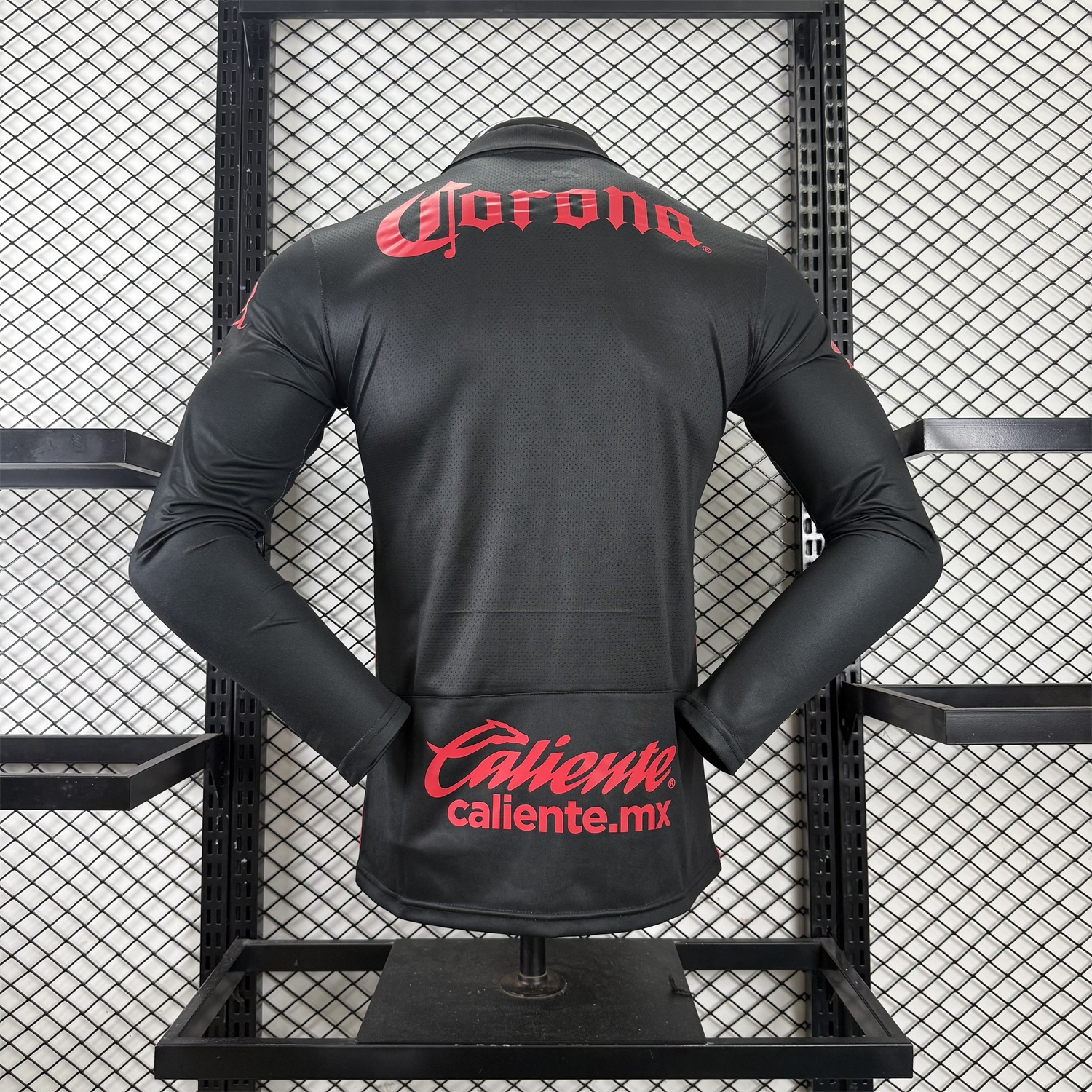 Toluca 25-26 Third Black Long Sleeves Jersey - Player Version - UnitedFutballJersey
