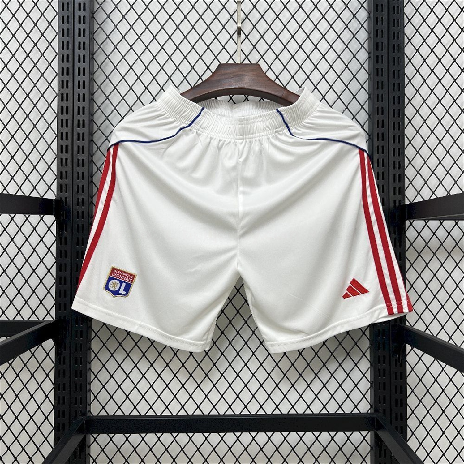 Lyon 25-26 Home White Shorts - Fans Version - UnitedFutballJersey
