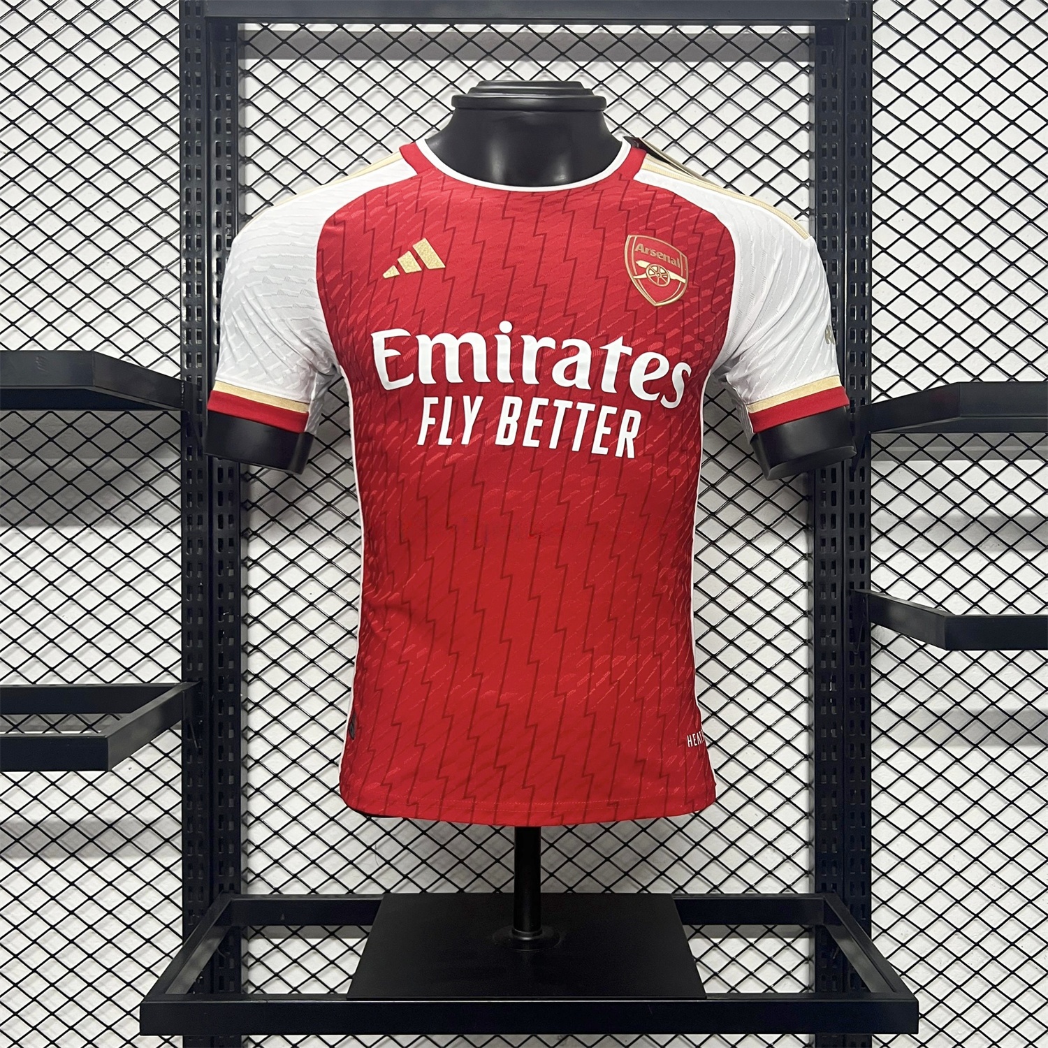 Retro Arsenal 2023-24 Home Red Jersey - Player Version - UnitedFutballJersey