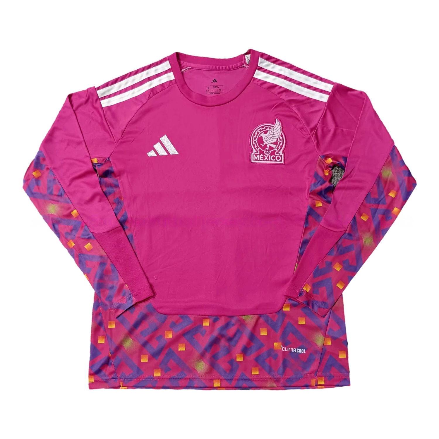 Mexico 25-26 Pink Goalkeeper Long Sleeves Jersey (Leaked Version) - Fans Version - UnitedFutballJersey