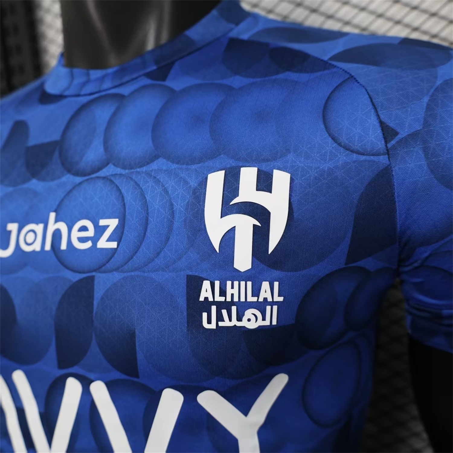 Al Hilal Riyadh Crescent 25-26 Pre-Match Training Blue Jersey - Player Version - UnitedFutballJersey