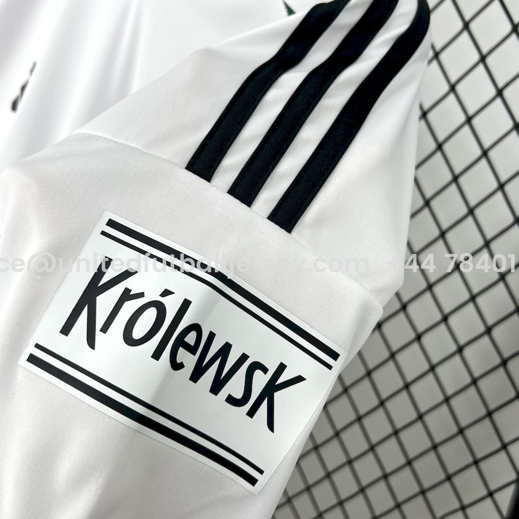 Legia Warszawa 25-26 Home White Jersey - Fans Version - UnitedFutballJersey