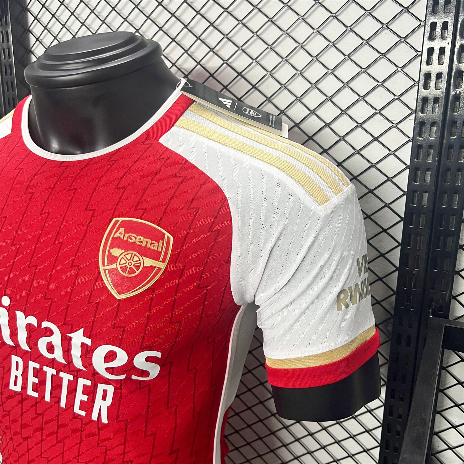 Retro Arsenal 2023-24 Home Red Jersey - Player Version - UnitedFutballJersey
