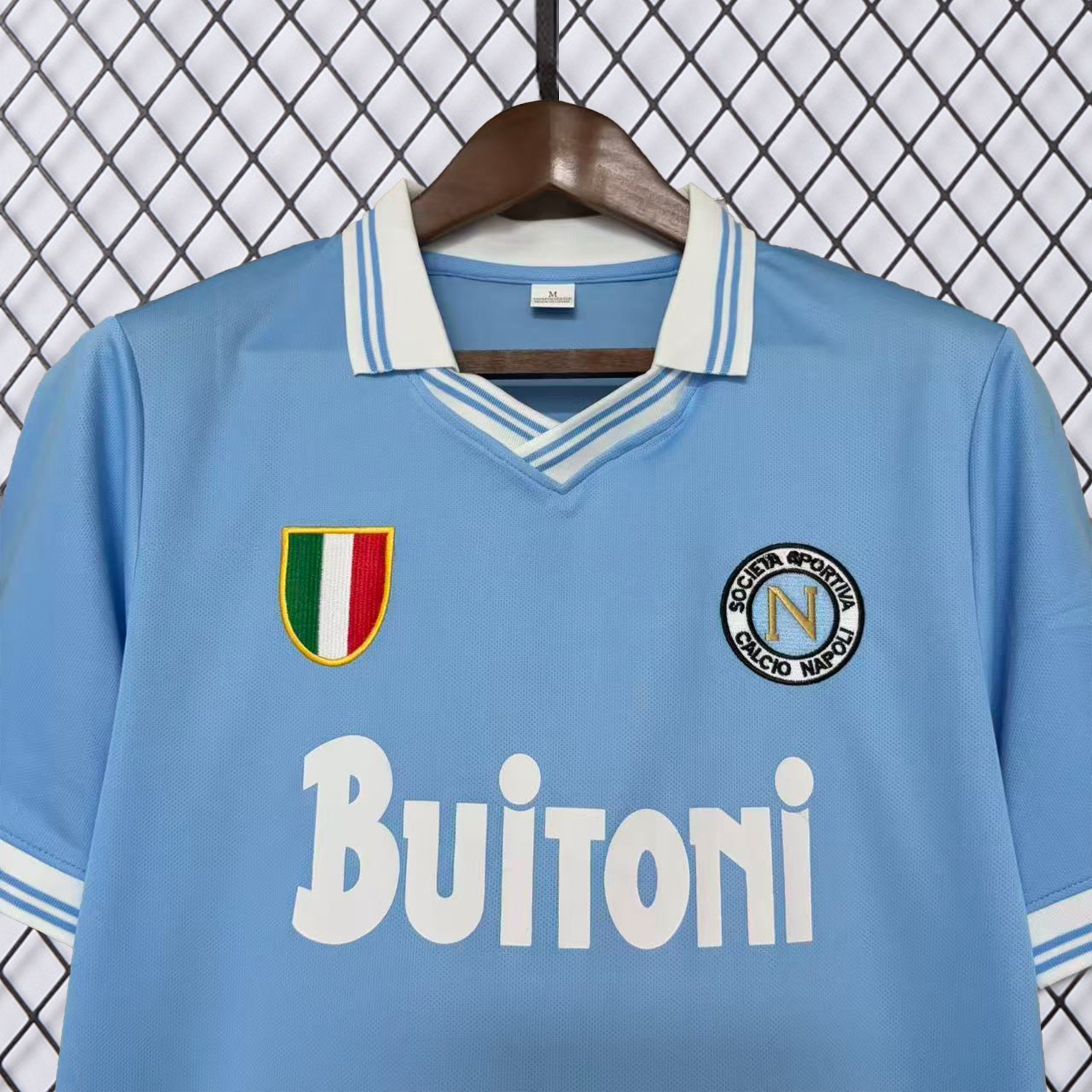 Retro Napoli 1987-88 Home 2 Blue Jersey - UnitedFutballJersey