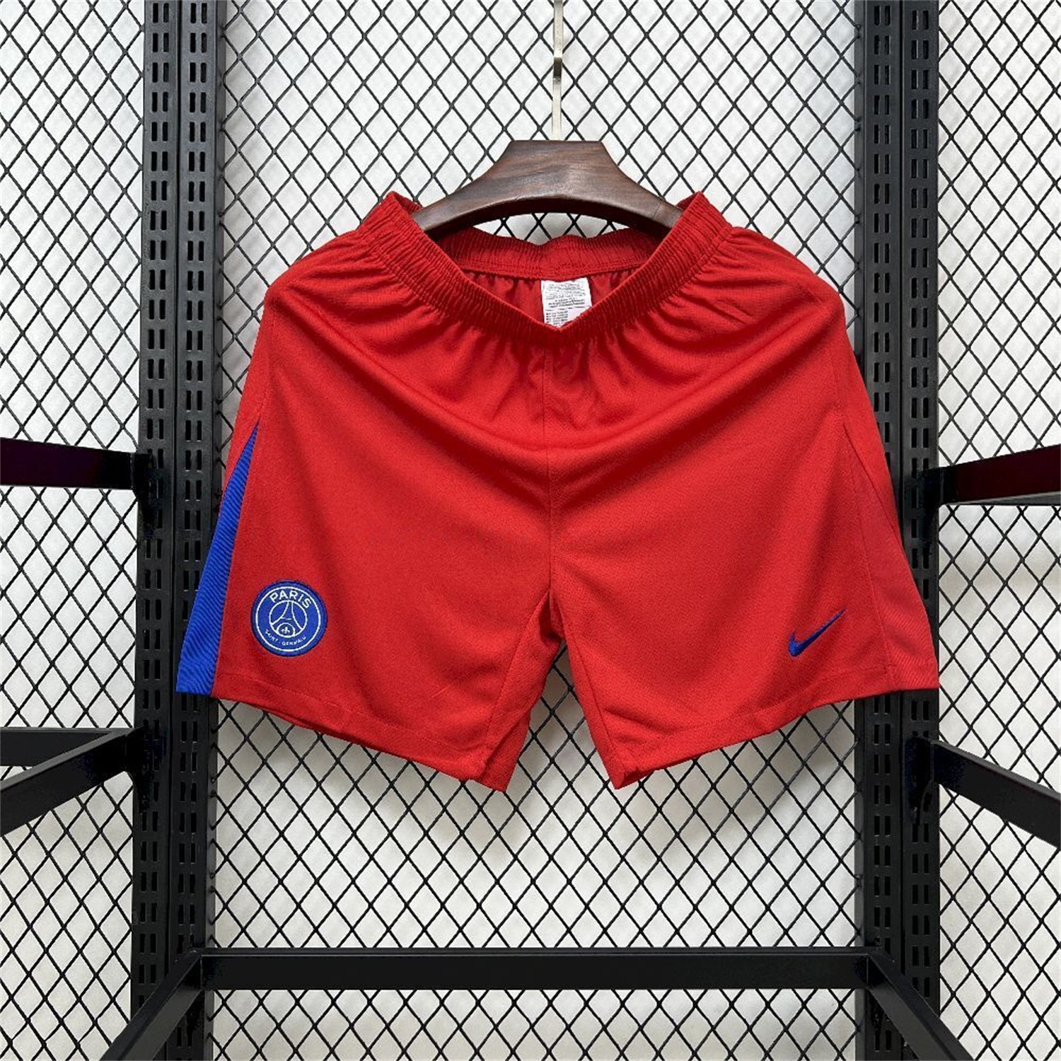 Paris Saint-Germain PSG 25-26 Third Red Shorts - Fans Version - UnitedFutballJersey