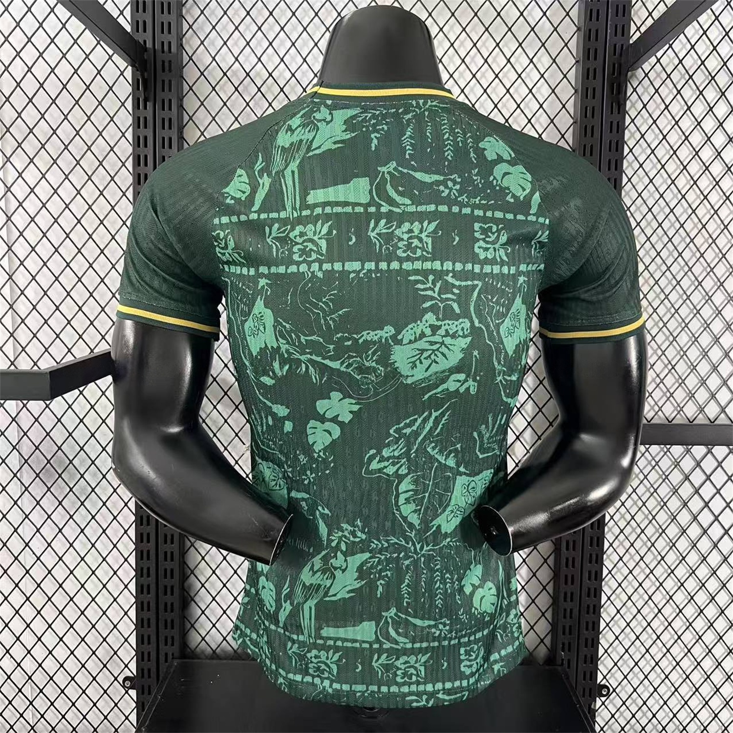 Brazil 25-26 Green Leaves Jersey - Player Version - UnitedFutballJersey