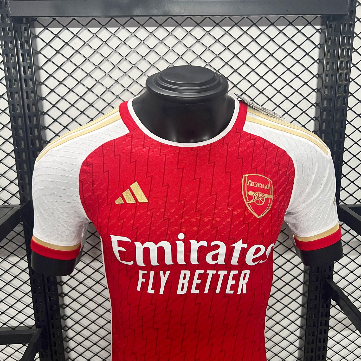 Retro Arsenal 2023-24 Home Red Jersey - Player Version - UnitedFutballJersey