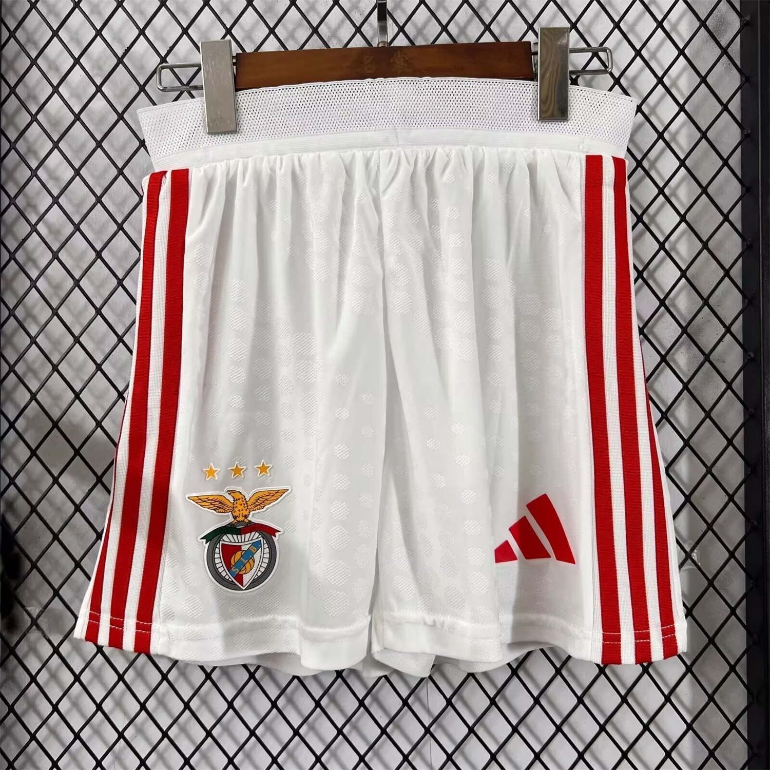 Benfica 25-26 Home White Shorts - Player Version - UnitedFutballJersey