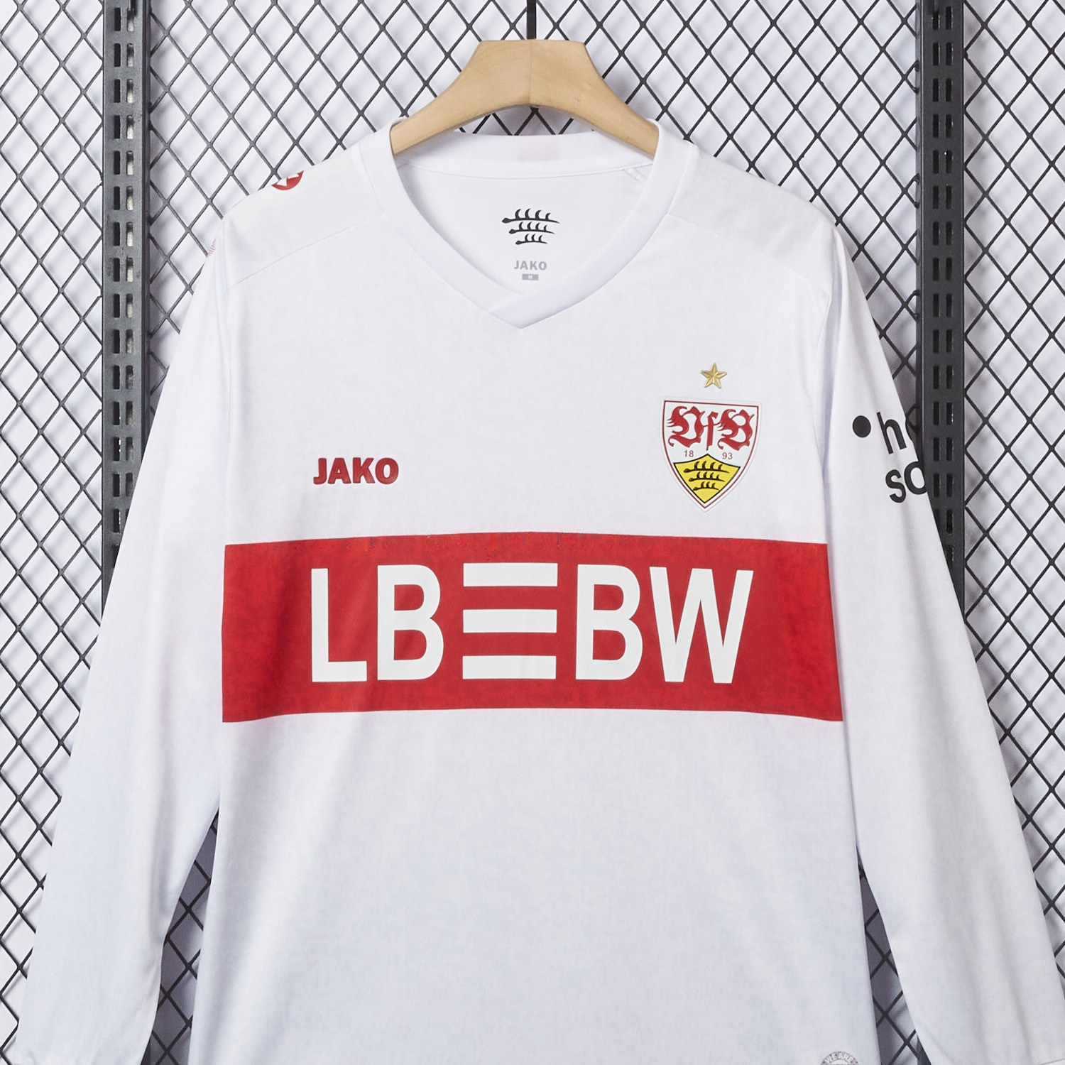 VfB Stuttgart 25-26 European Home Long Sleeves Jersey - Fans Version - UnitedFutballJersey