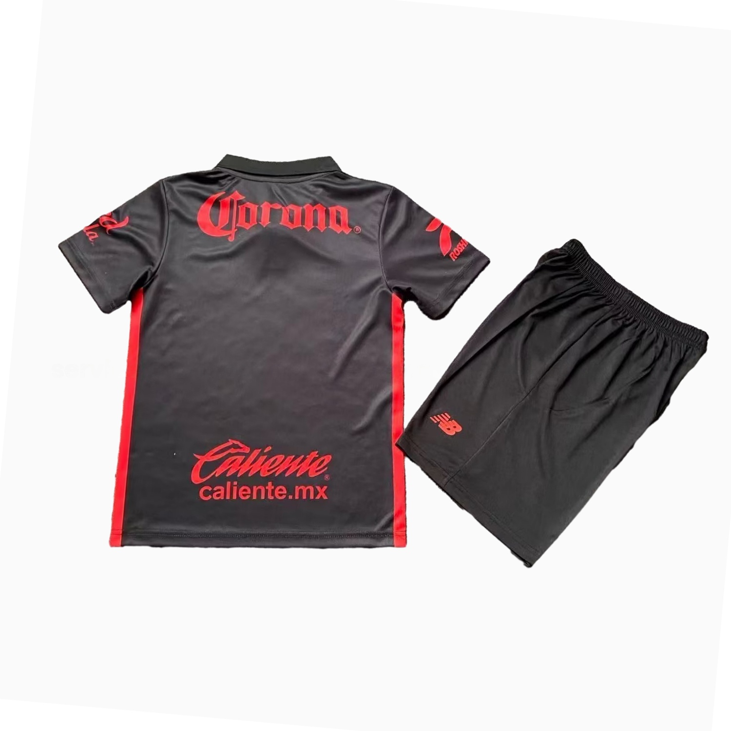 Toluca 25-26 Third Black Kids Kit - UnitedFutballJersey